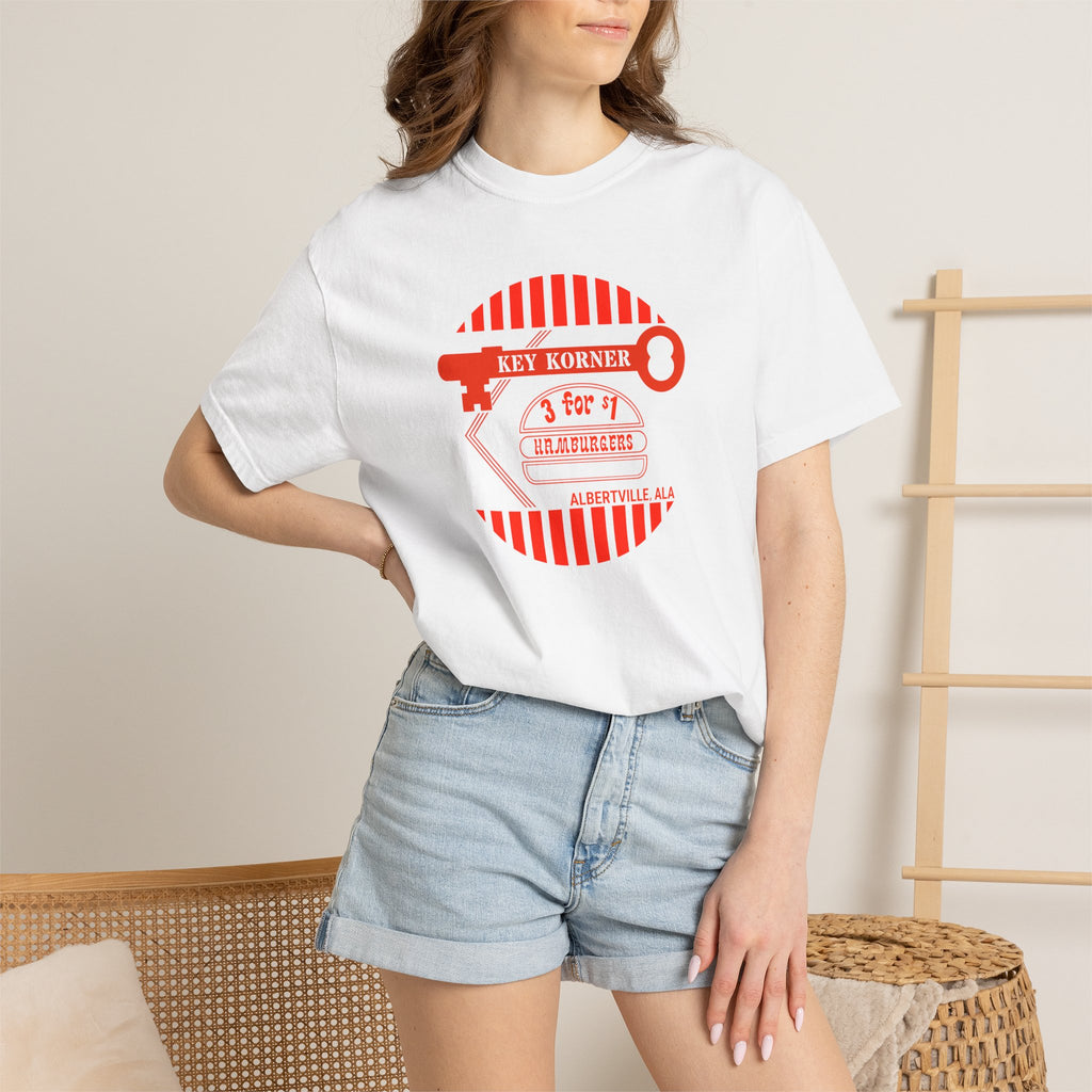Key Korner — Albertville, Alabama Vintage Burger Joint Tee