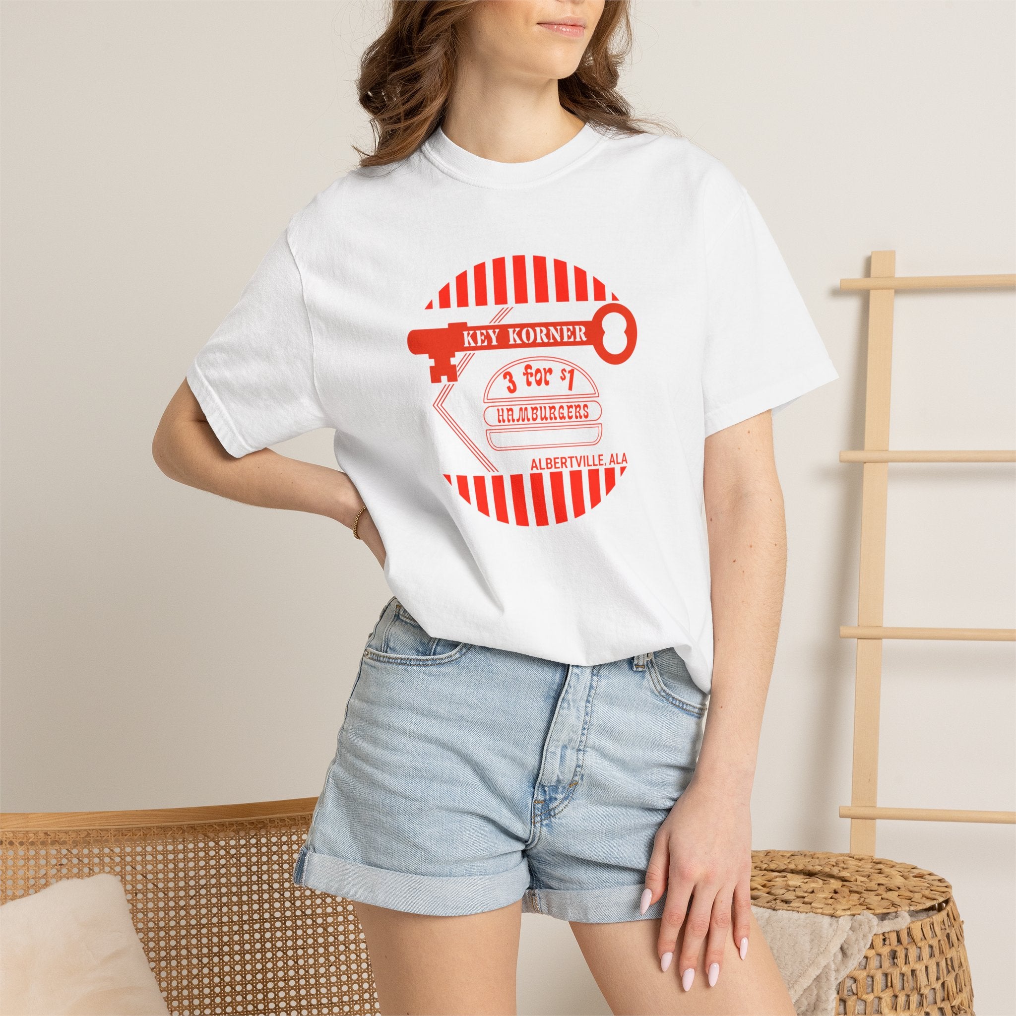 Key Korner — Albertville, Alabama Vintage Burger Joint Tee