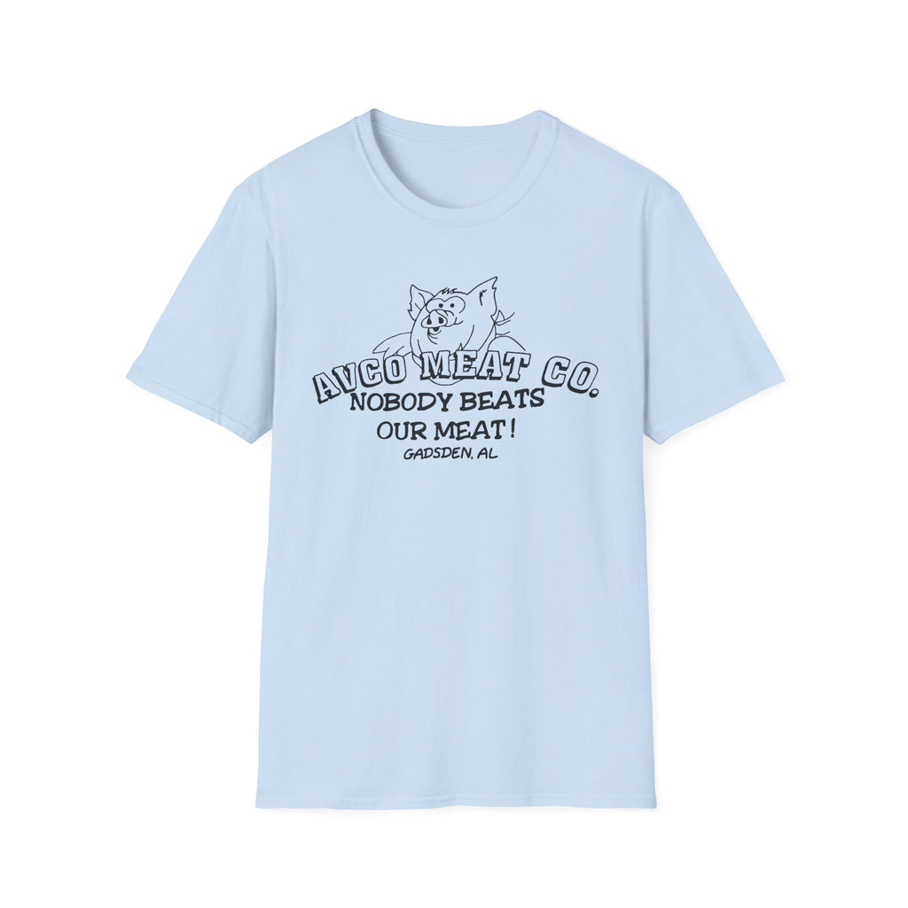 AVCO Meat Co. T-Shirt - Nobody Beats Our Meats Gadsden, Al