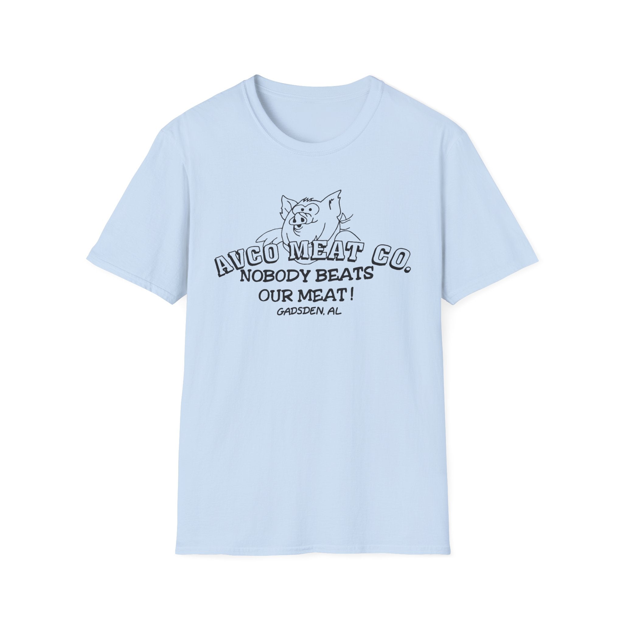 AVCO Meat Co. T-Shirt - Nobody Beats Our Meats Gadsden, Al