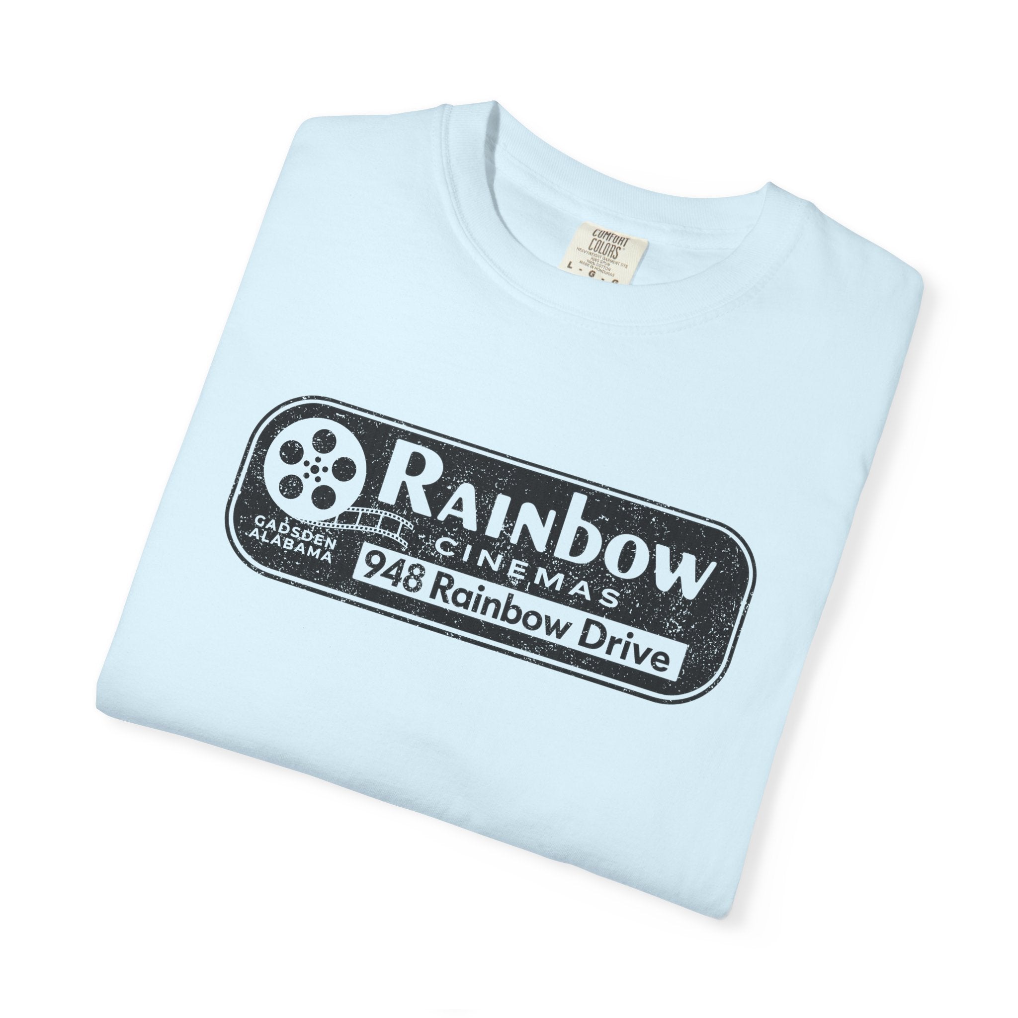 Rainbow Cinemas Vintage Logo T-Shirt  Gadsden, AL
