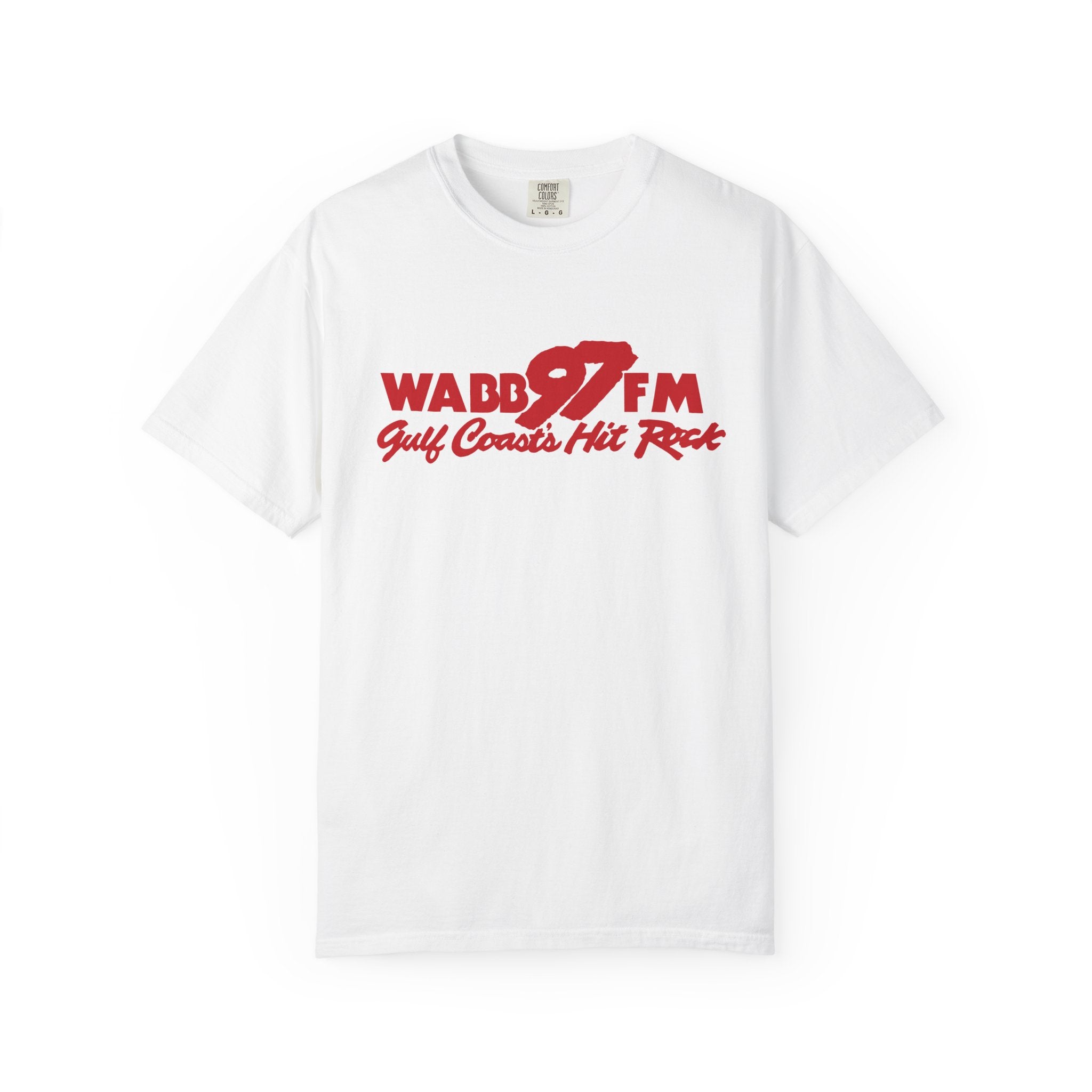 WABB 97 FM Tee | Vintage Mobile, AL Radio Station Shirt | Gulf Coast's Hit Rock