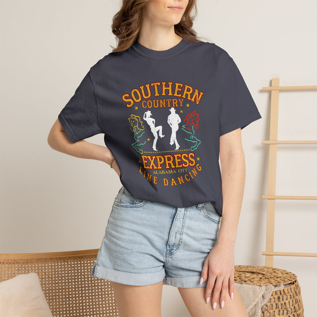 Southern Country Express Line Dancing Club — Alabama City Vintage 90s Country Tee