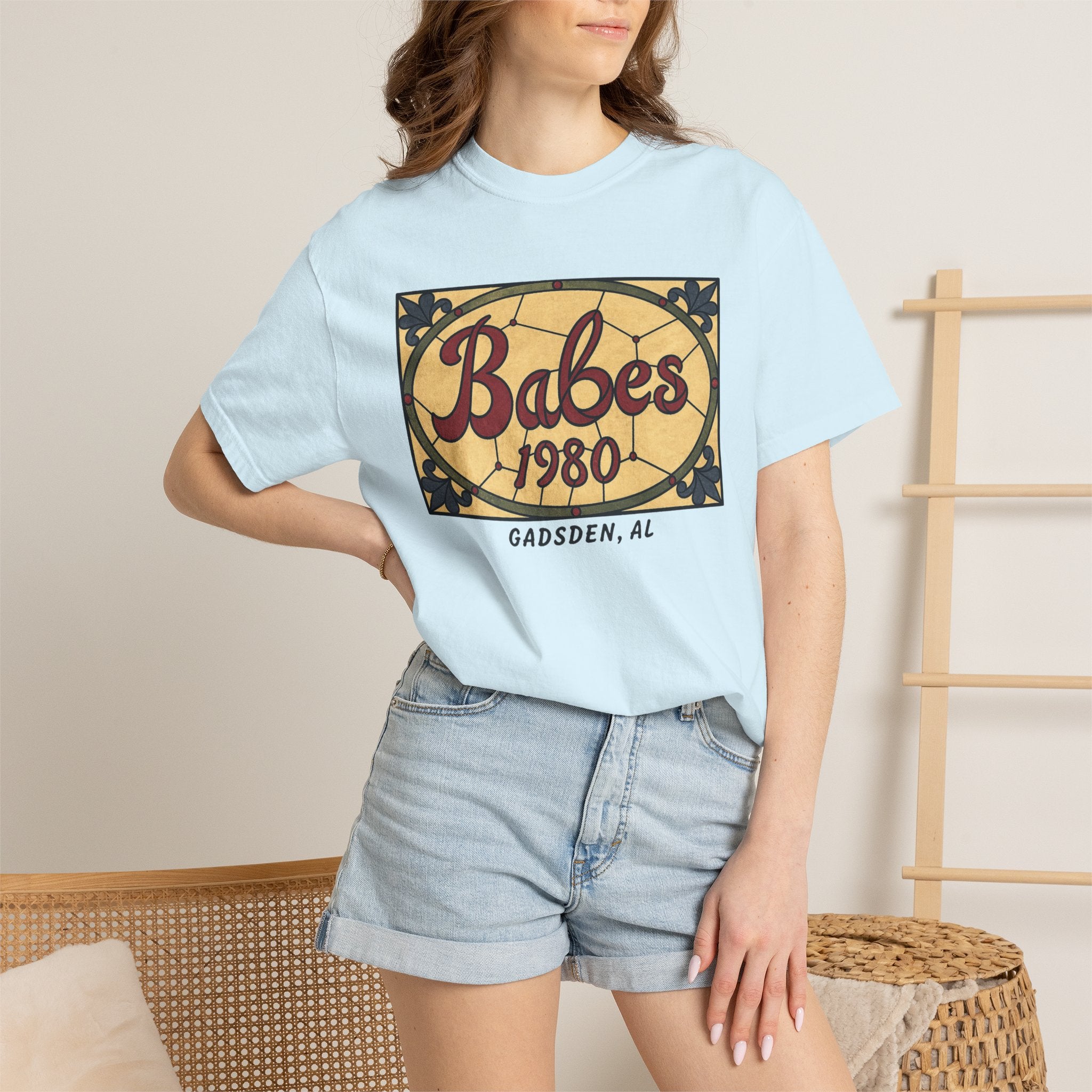 T-Shirt — Babes 1980 Gadsden, AL Vintage Sign Graphic