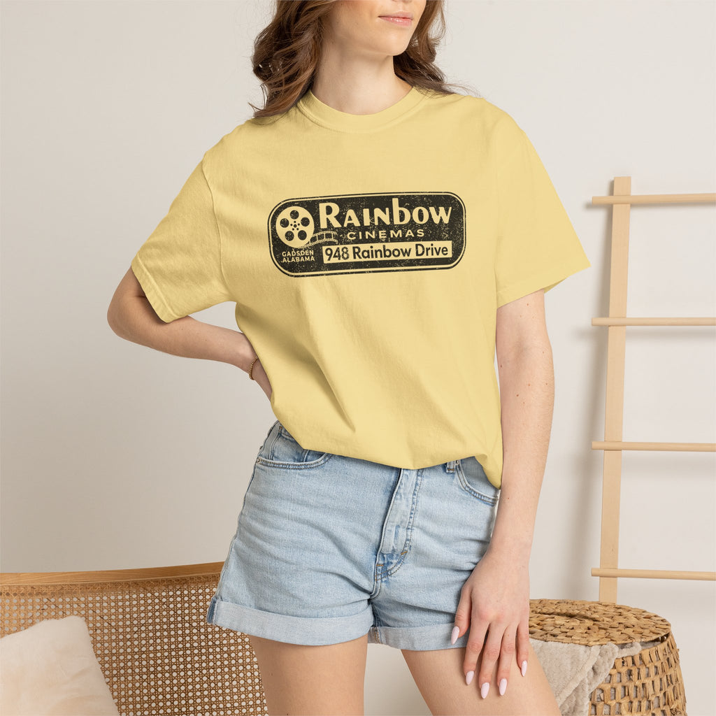 Rainbow Cinemas Vintage Logo T-Shirt  Gadsden, AL