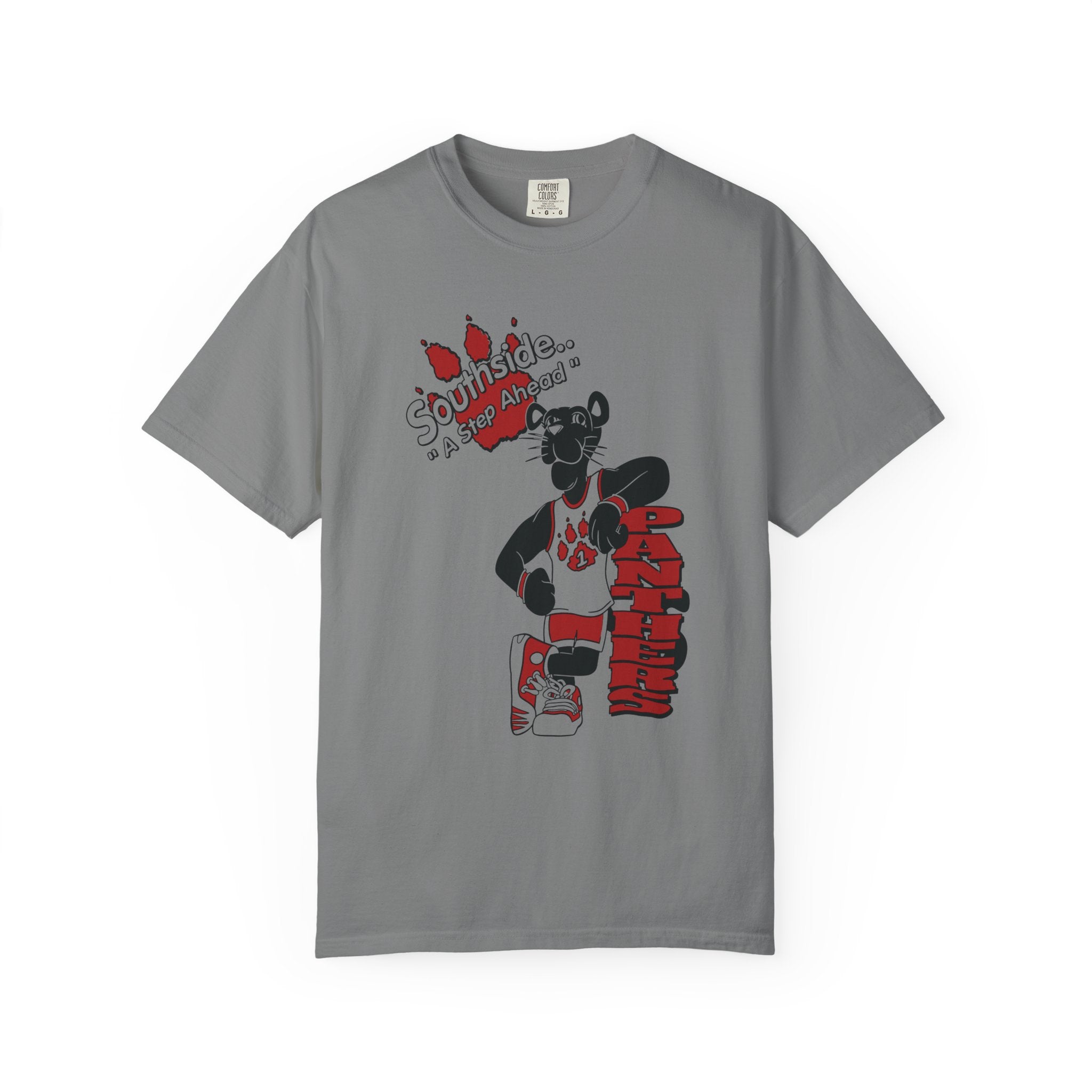 Southside High School Panthers 90's Graphic Design T-Shirt