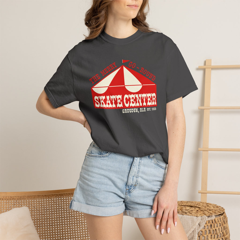 The Merry-Go-Round Skate Center | Vintage Gadsden Alabama Skating Rink Shirt Vintage Tee