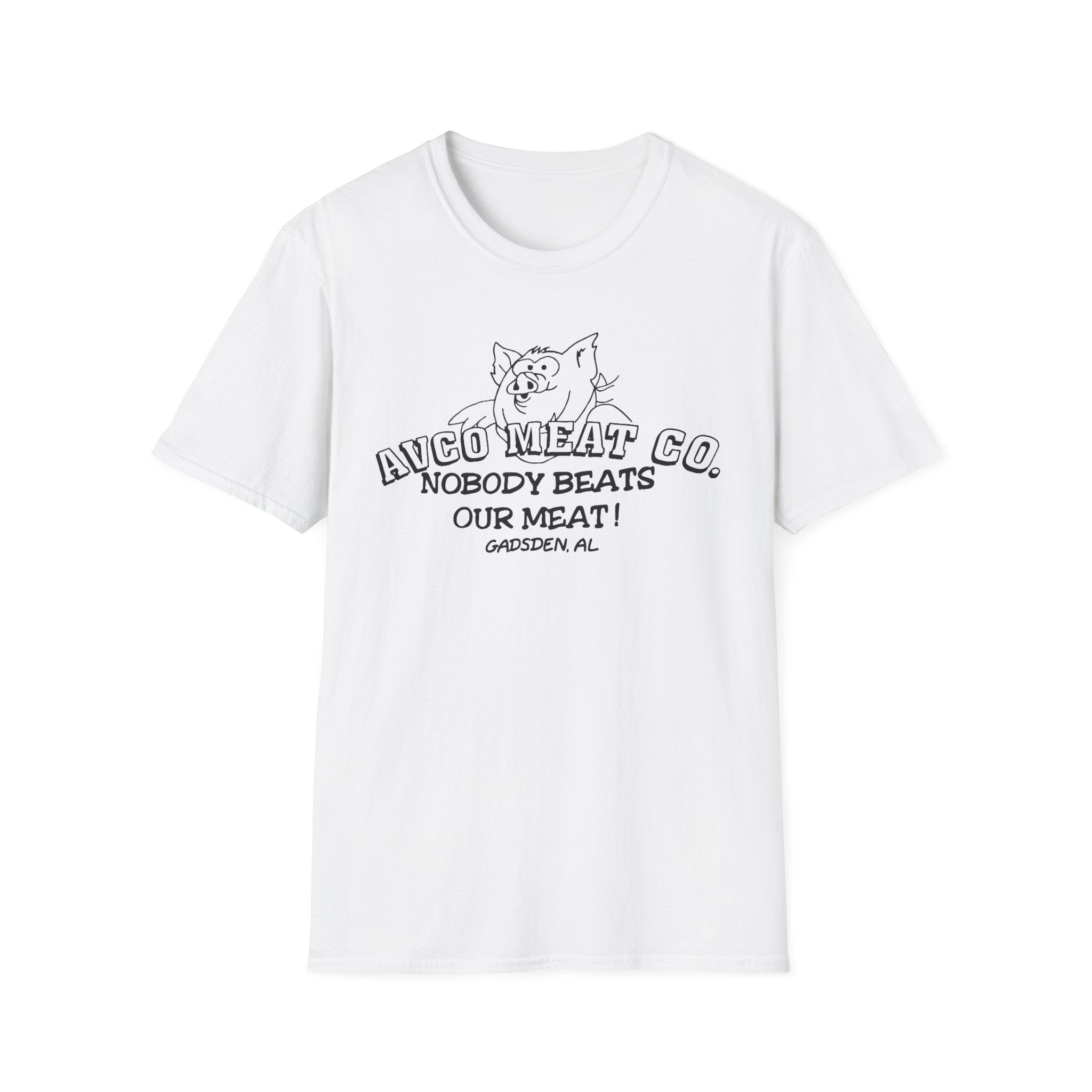 AVCO Meat Co. T-Shirt - Nobody Beats Our Meats Gadsden, Al