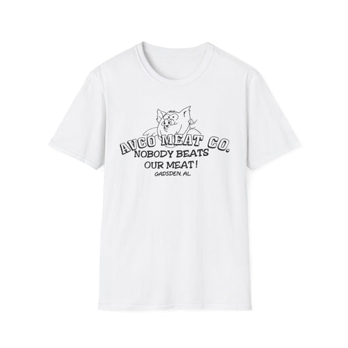 AVCO Meat Co. T-Shirt - Nobody Beats Our Meats Gadsden, Al
