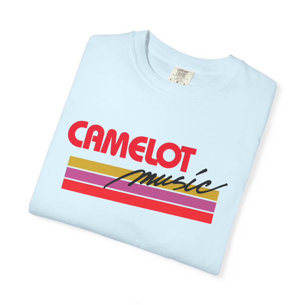 Camelot Music Retro Logo T-Shirt | 80s Mall Music Store Nostalgia Tee