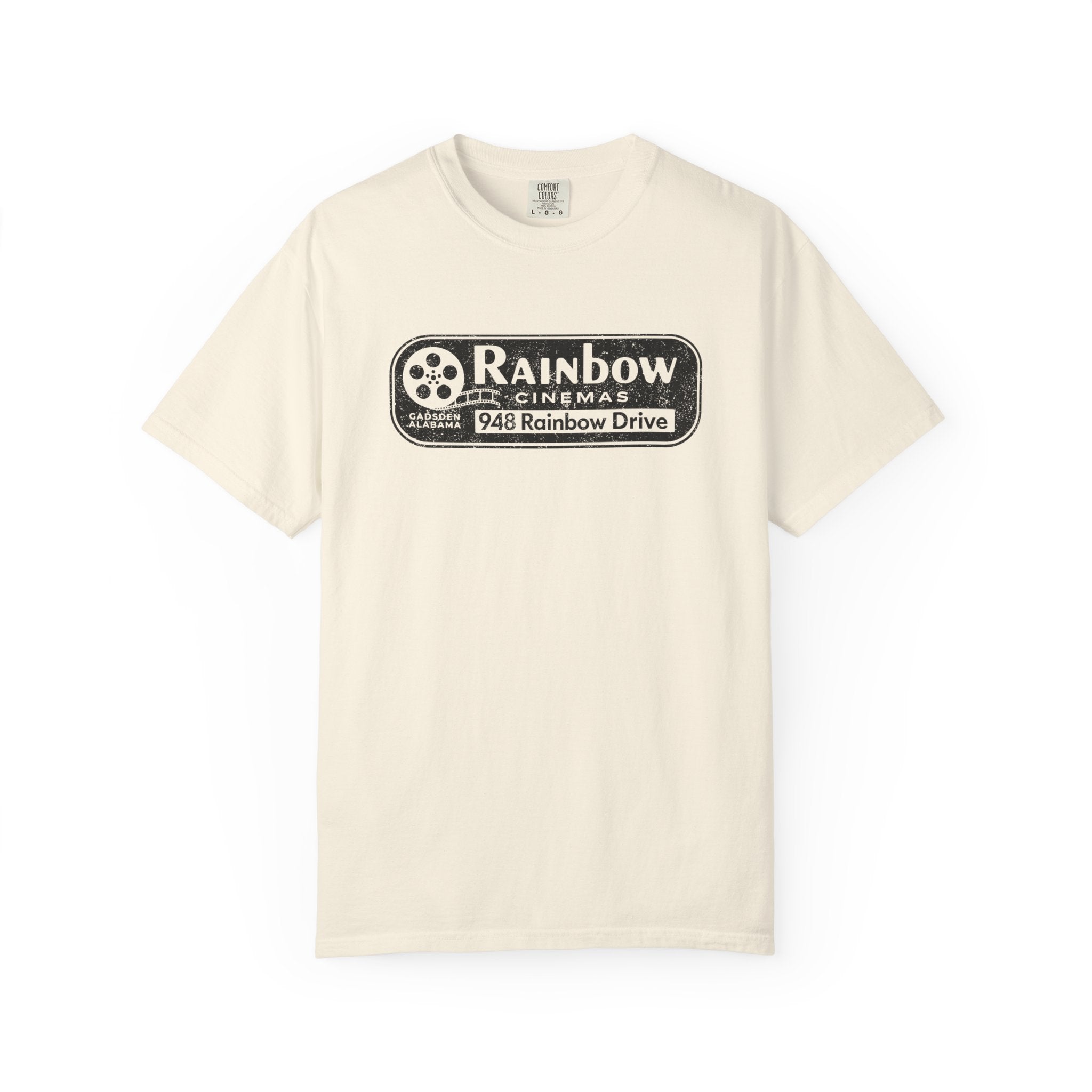 Rainbow Cinemas Vintage Logo T-Shirt  Gadsden, AL