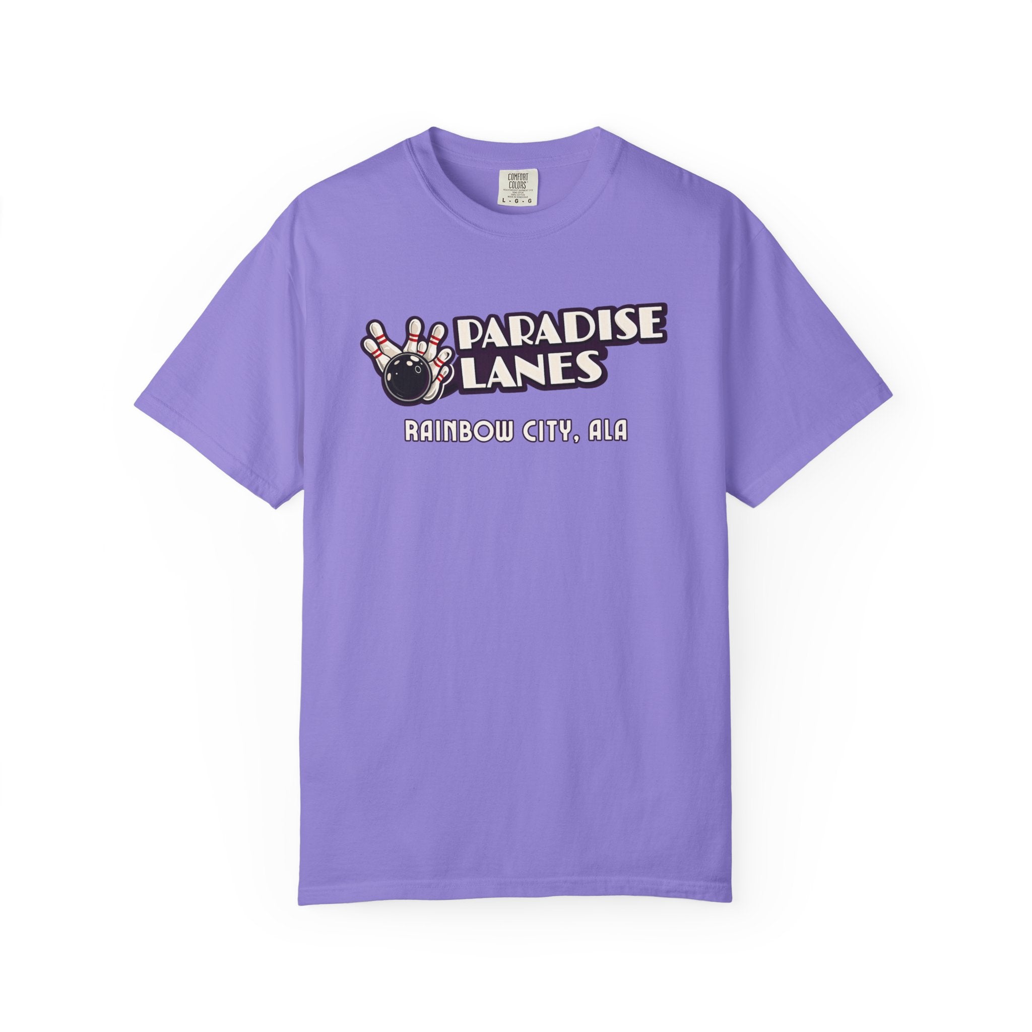 Paradise Lanes — Rainbow City, Ala. — Vintage Bowling Tee