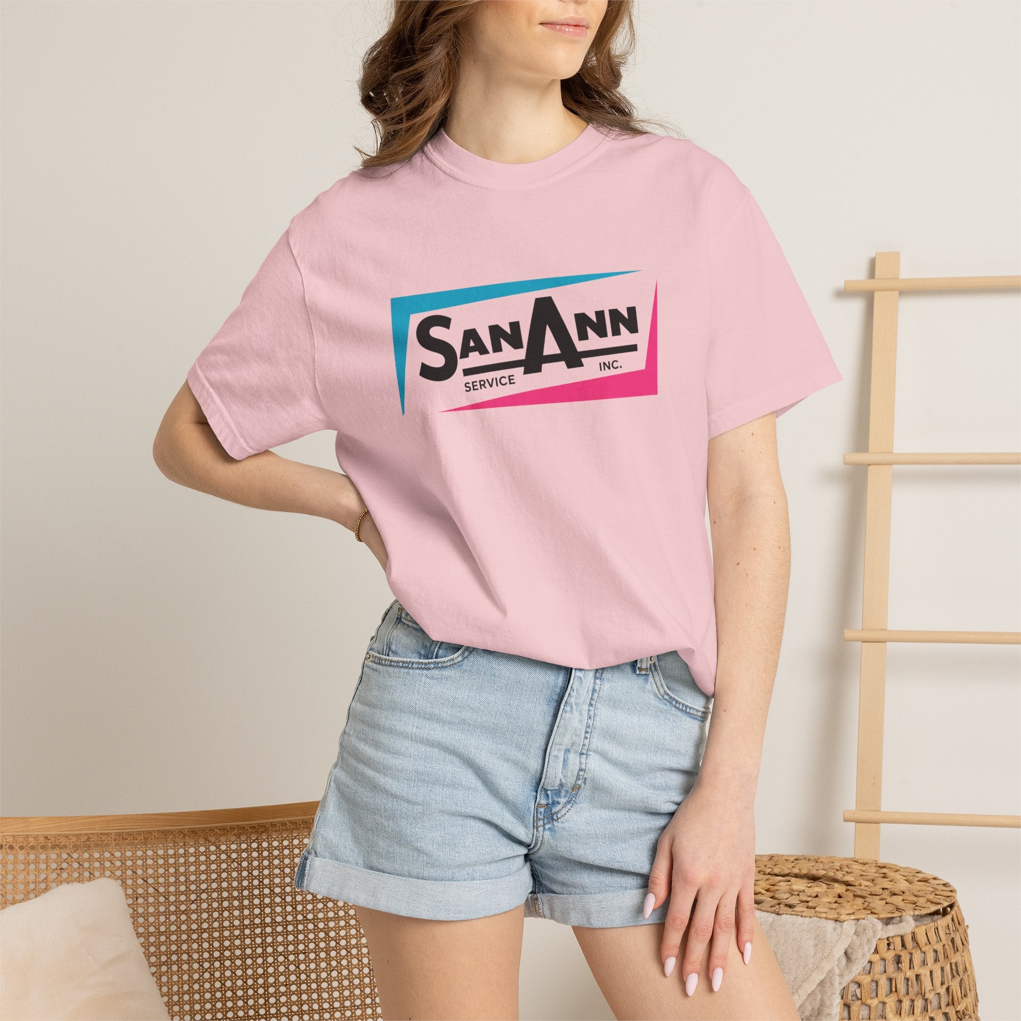 San Ann Service Inc. — Vintage Marshall County, Alabama Gas Station Tee