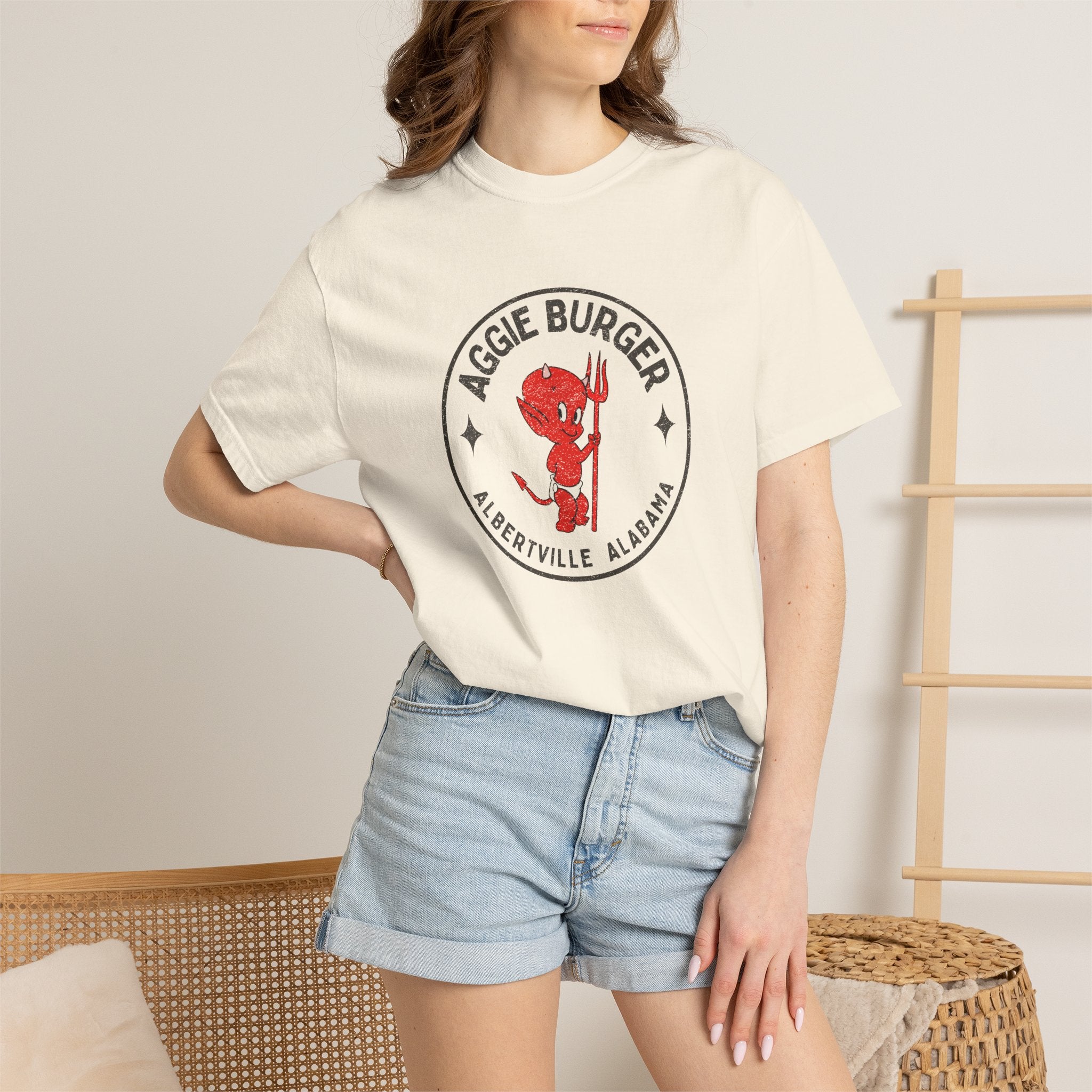 Aggie Burger Albertville Retro Logo T-Shirt