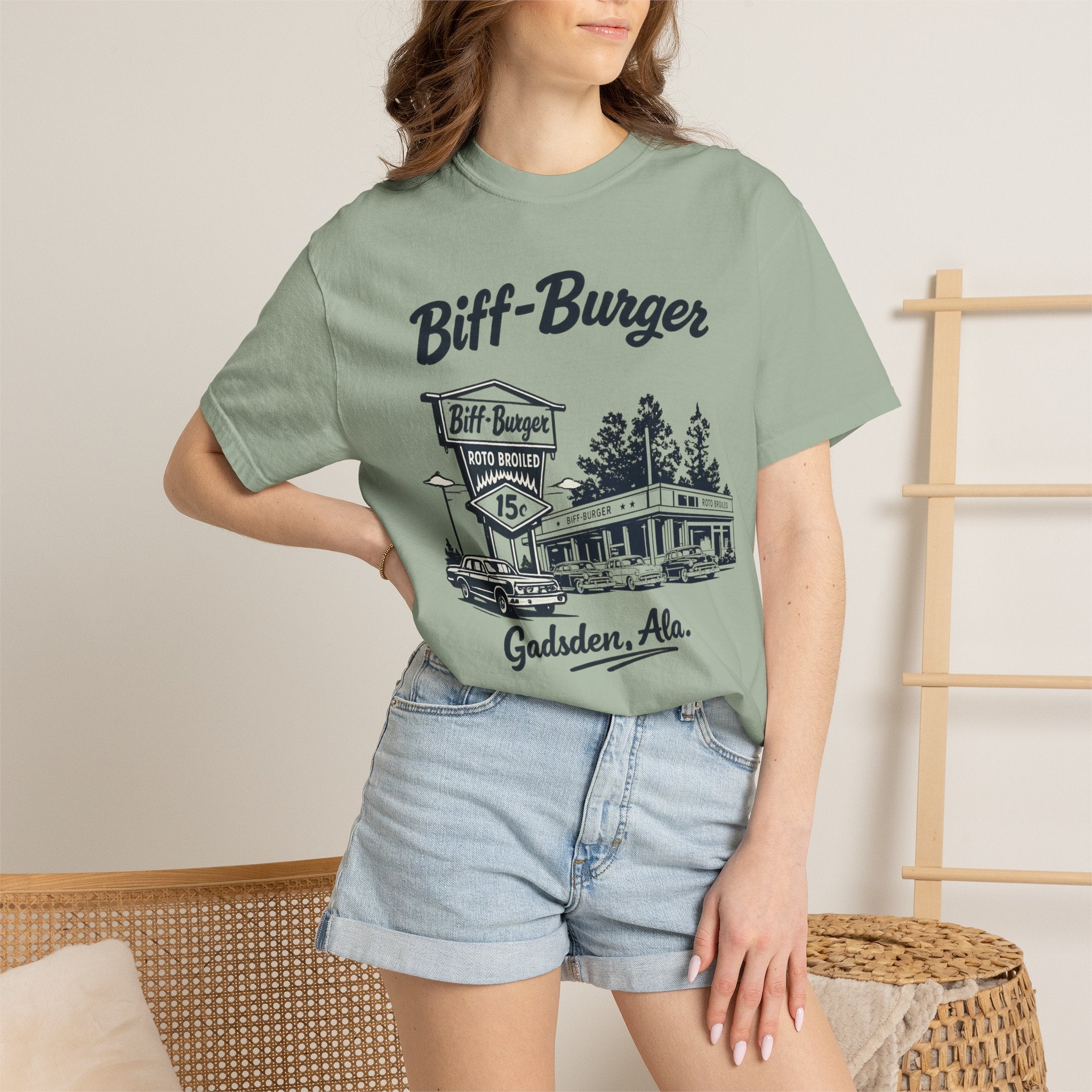 Biff-Burger Gadsden Alabama Vintage Graphic T-Shirt