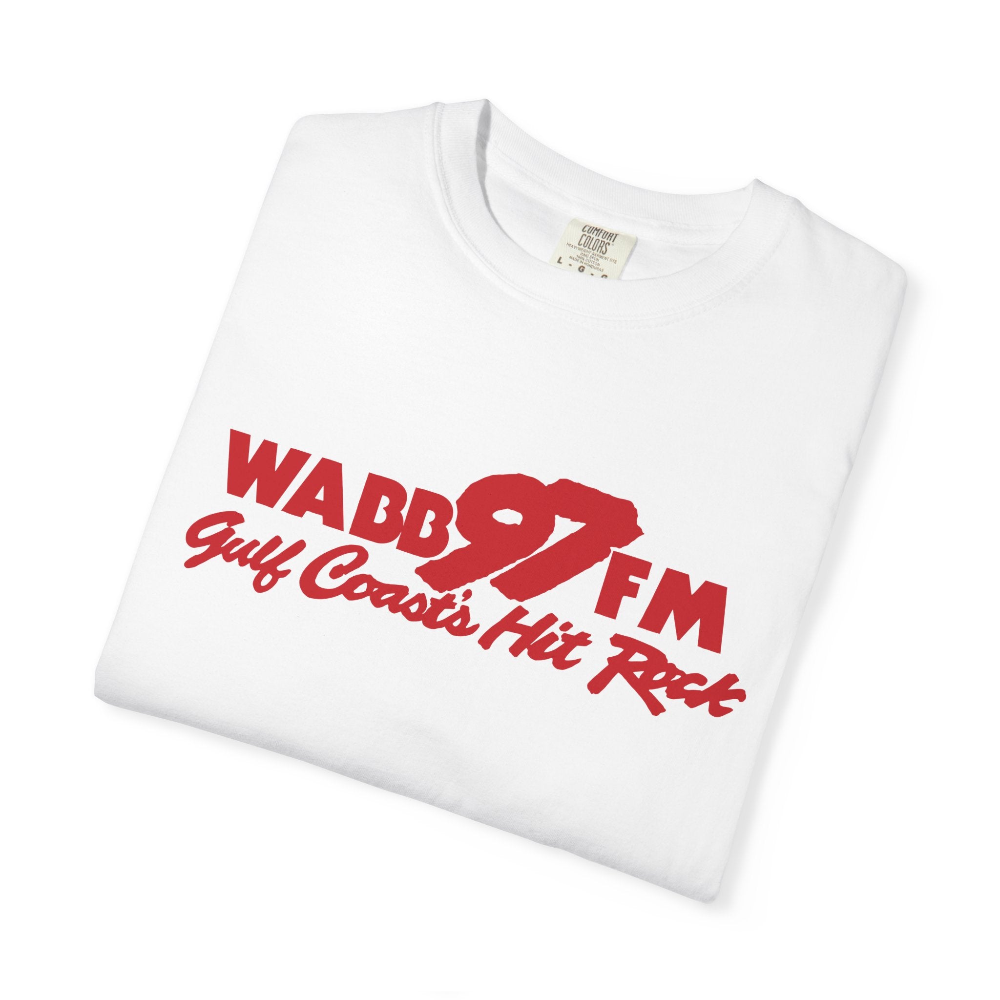WABB 97 FM Tee | Vintage Mobile, AL Radio Station Shirt | Gulf Coast's Hit Rock