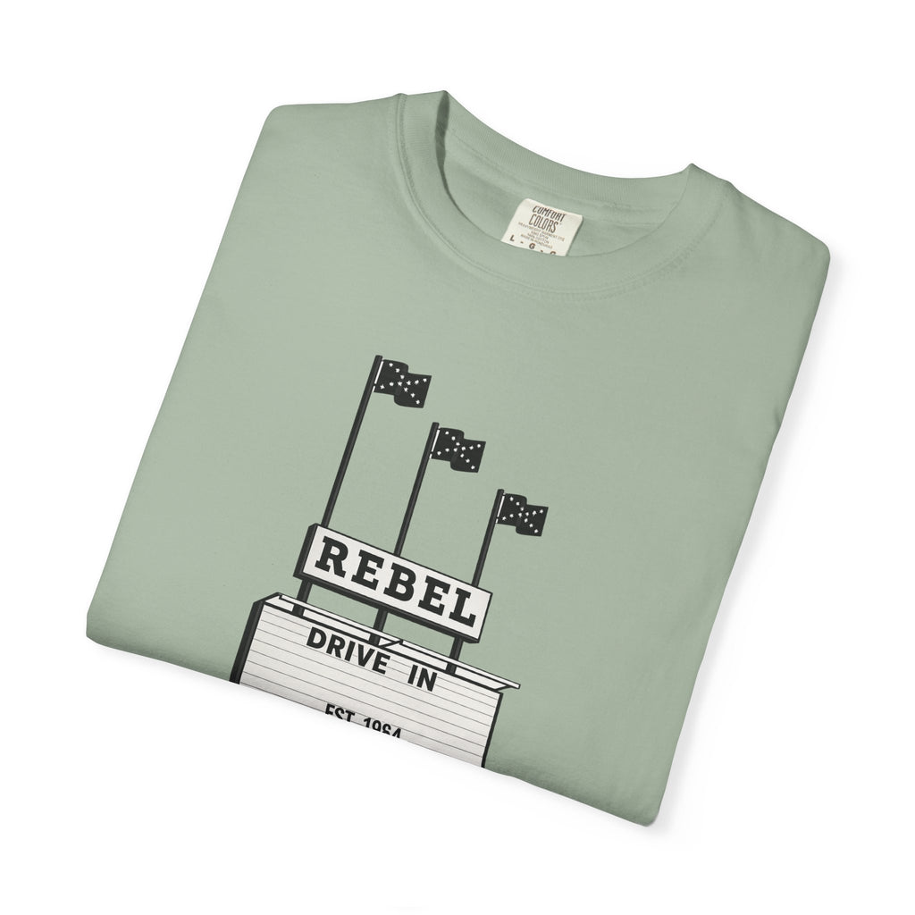 Rebel Drive-In Sign T-Shirt | Gadsden, Ala. vintage marquee design