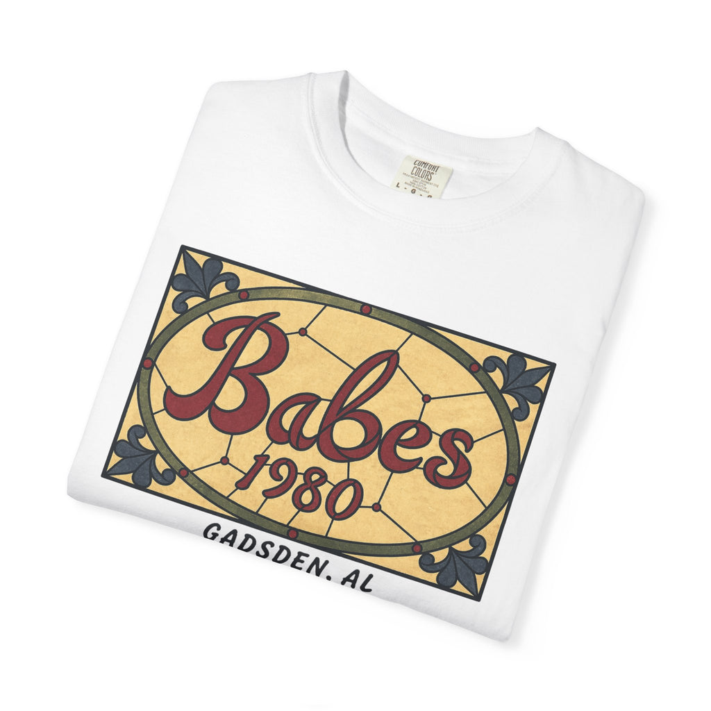 T-Shirt — Babes 1980 Gadsden, AL Vintage Sign Graphic