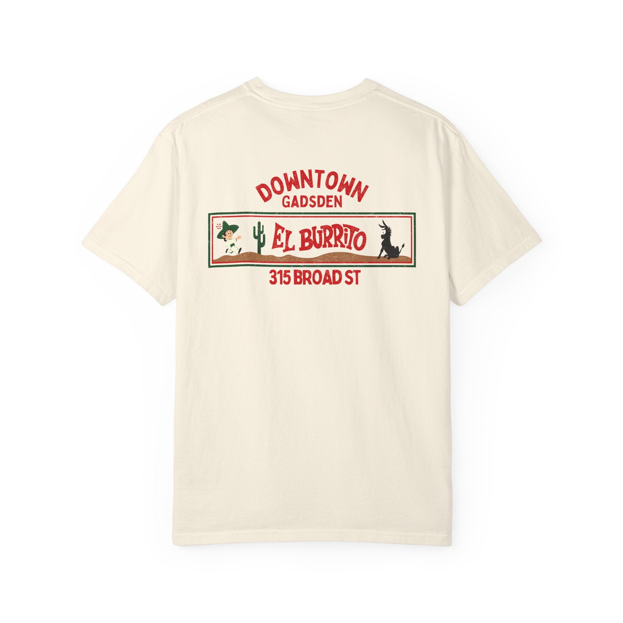 El Burrito Gadsden, AL Unisex Garment-Dyed T-shirt