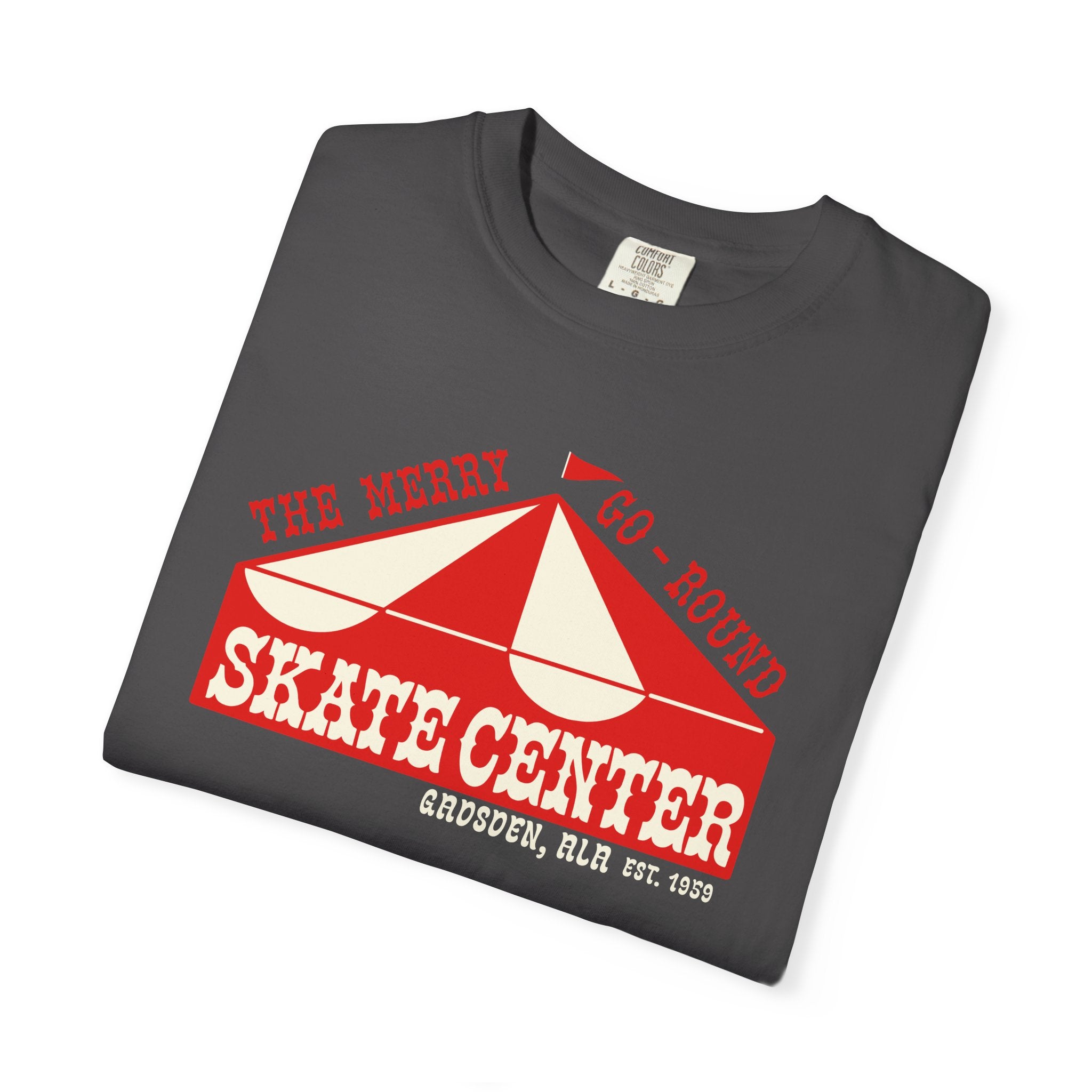 The Merry-Go-Round Skate Center | Vintage Gadsden Alabama Skating Rink Shirt Vintage Tee