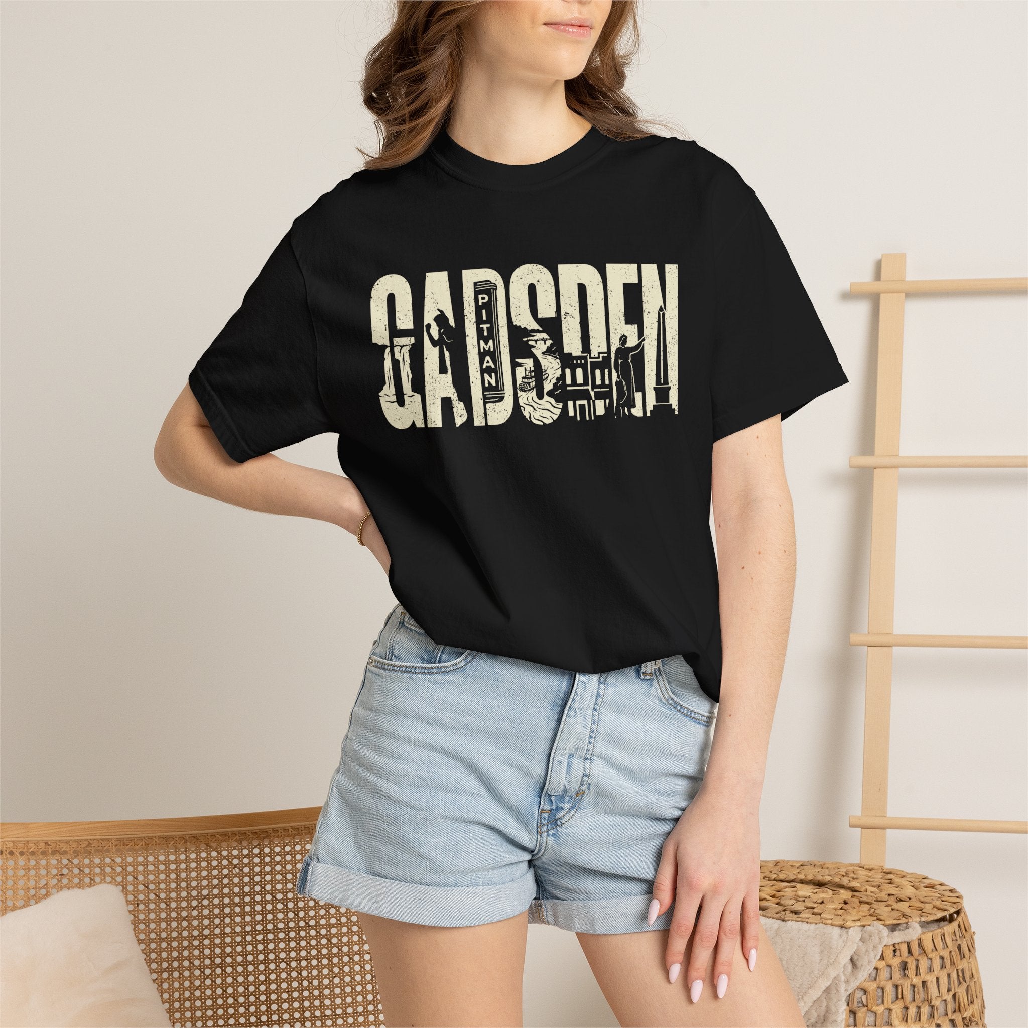 Gadsden, AL — Landmark Letters Tee