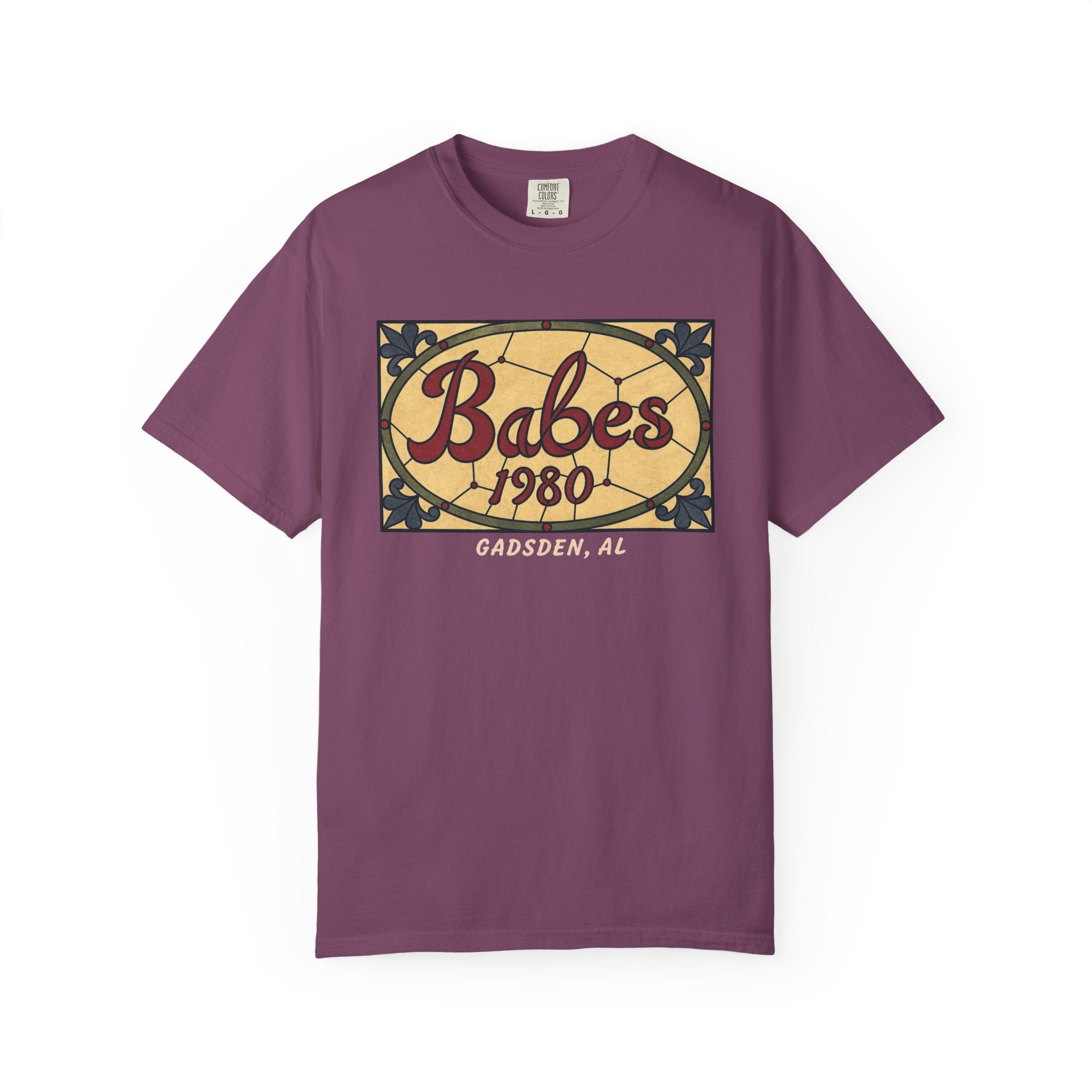 T-Shirt — Babes 1980 Gadsden, AL Vintage Sign Graphic
