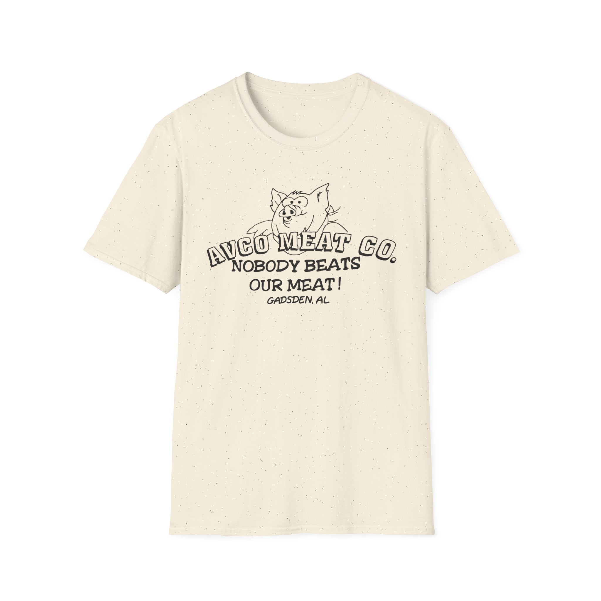 AVCO Meat Co. T-Shirt - Nobody Beats Our Meats Gadsden, Al