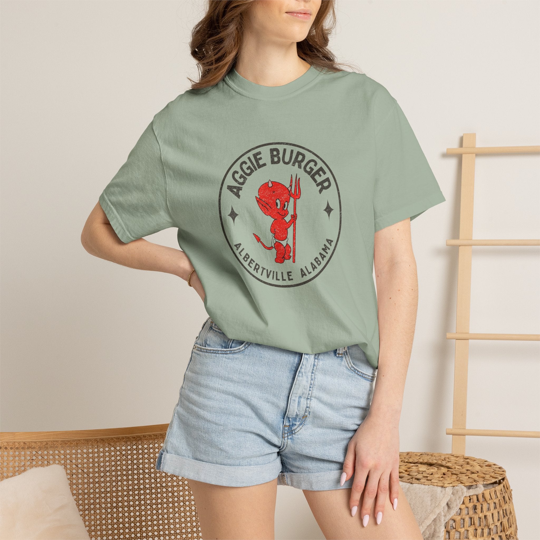 Aggie Burger Albertville Retro Logo T-Shirt