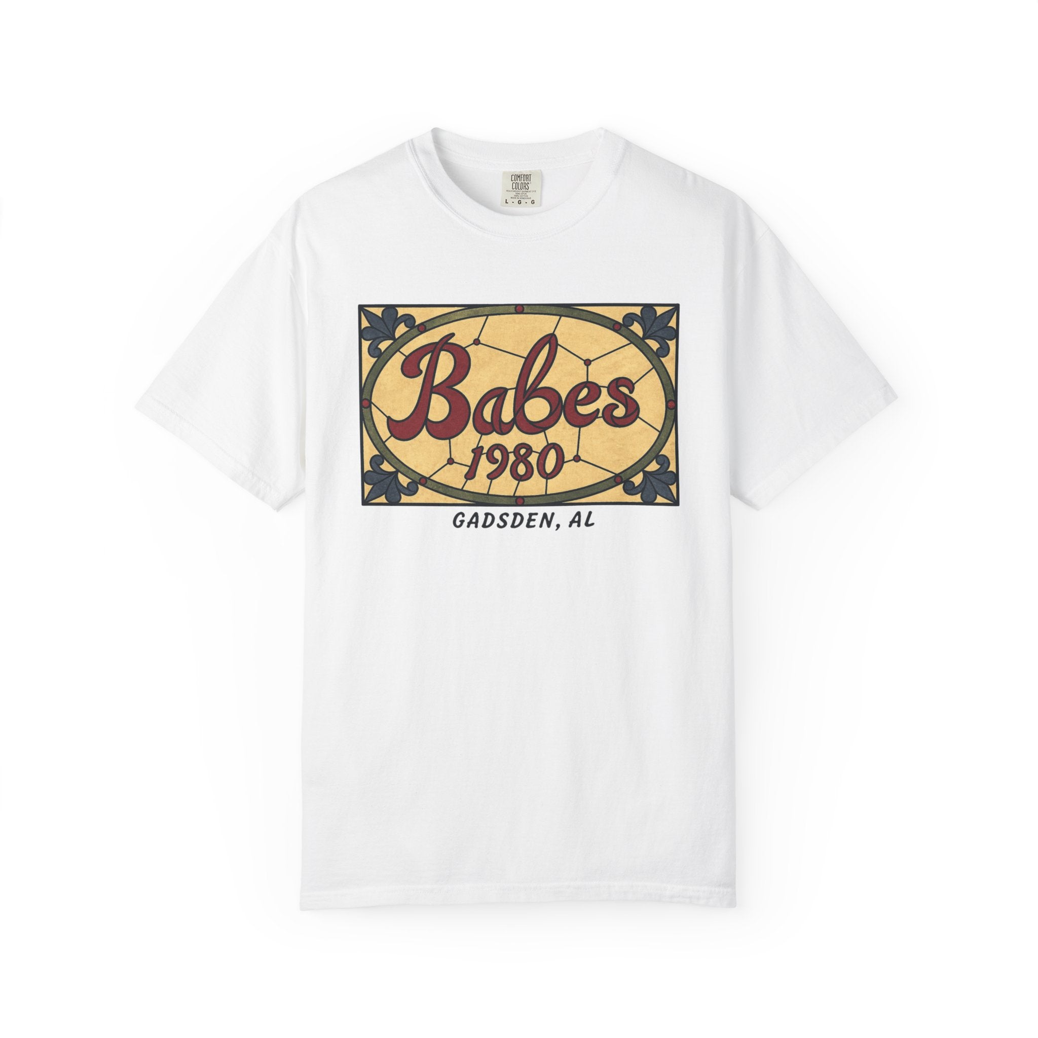 T-Shirt — Babes 1980 Gadsden, AL Vintage Sign Graphic