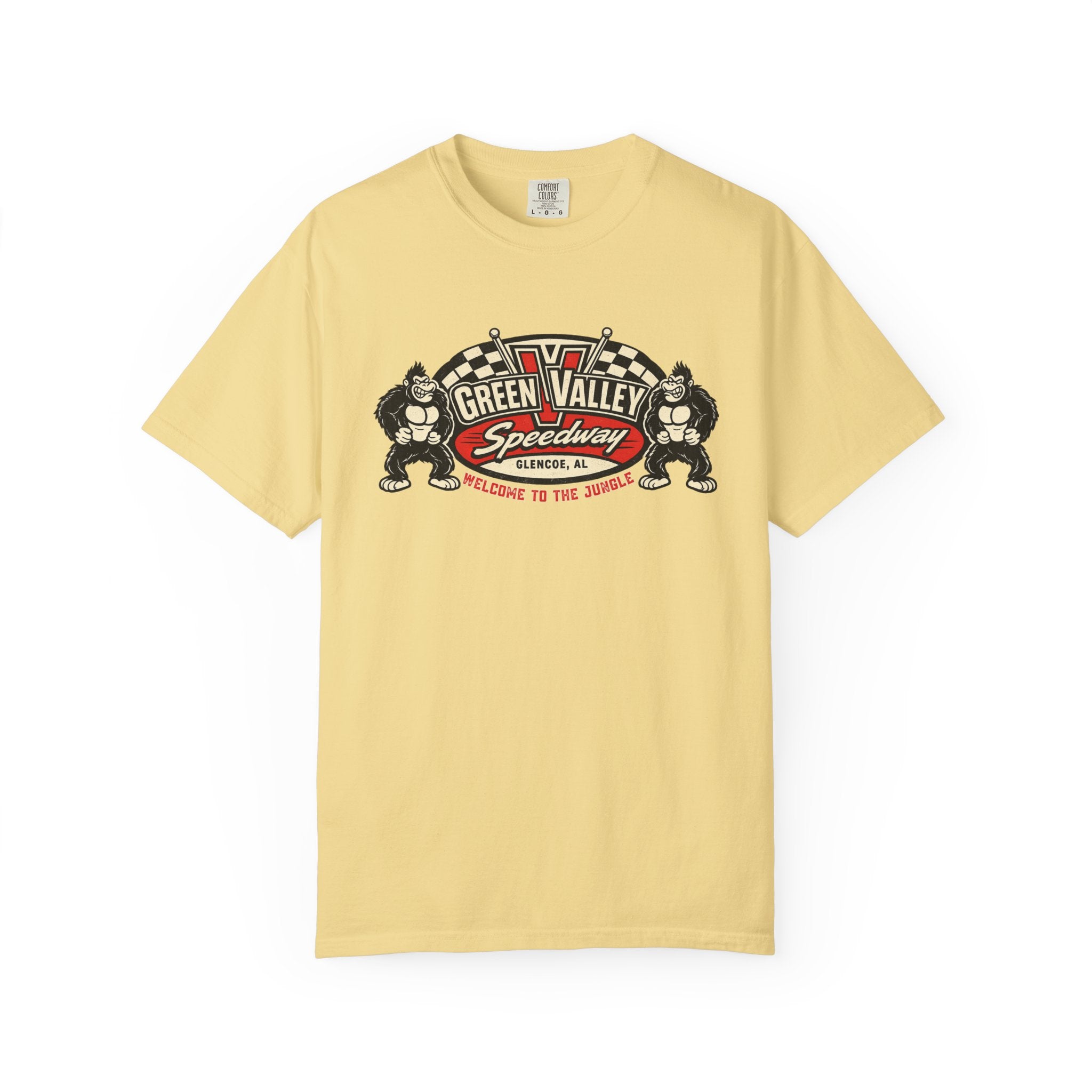 Green Valley Speedway | Welcome to the Jungle Glencoe, AL | Vintage Style T-Shirt