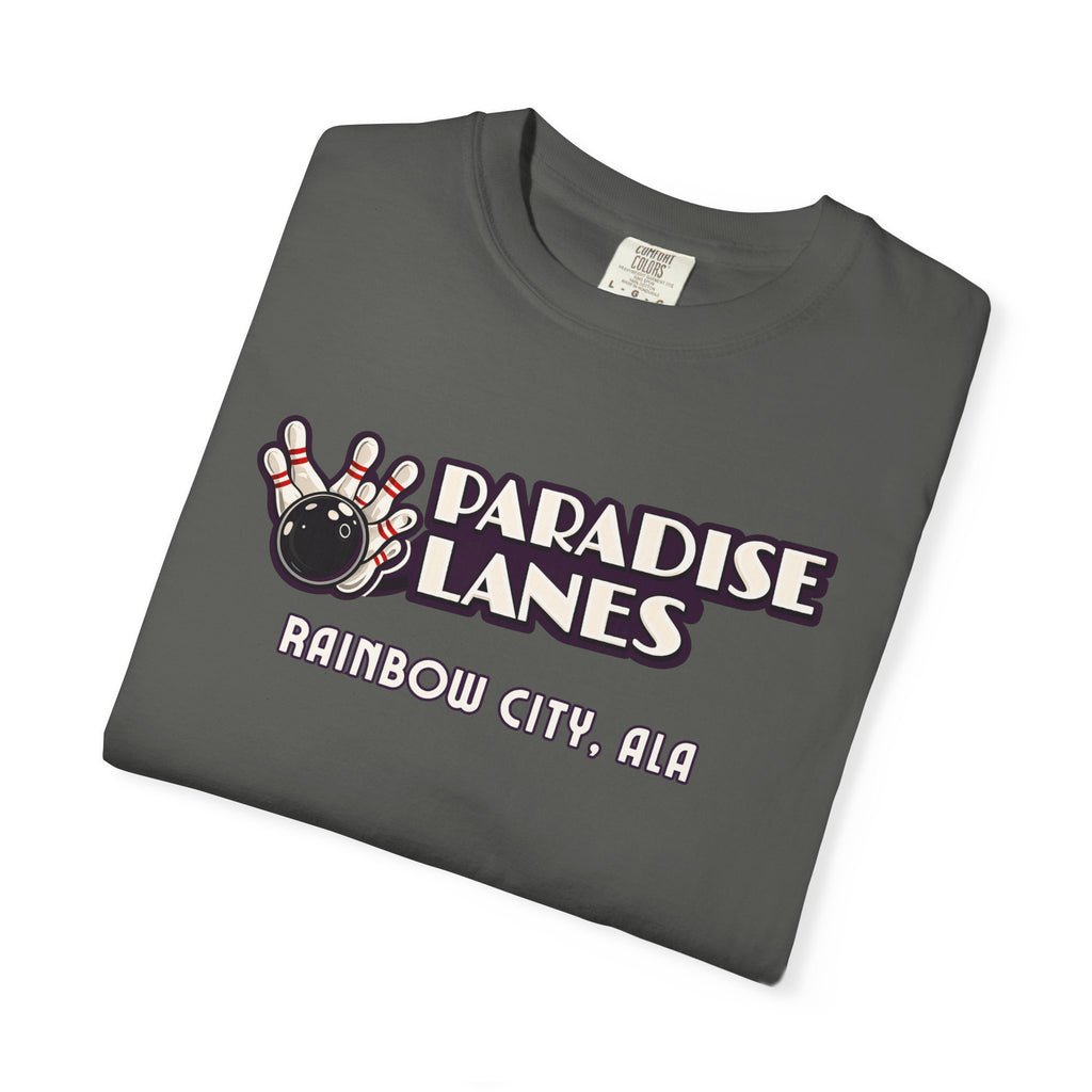 Paradise Lanes — Rainbow City, Ala. — Vintage Bowling Tee