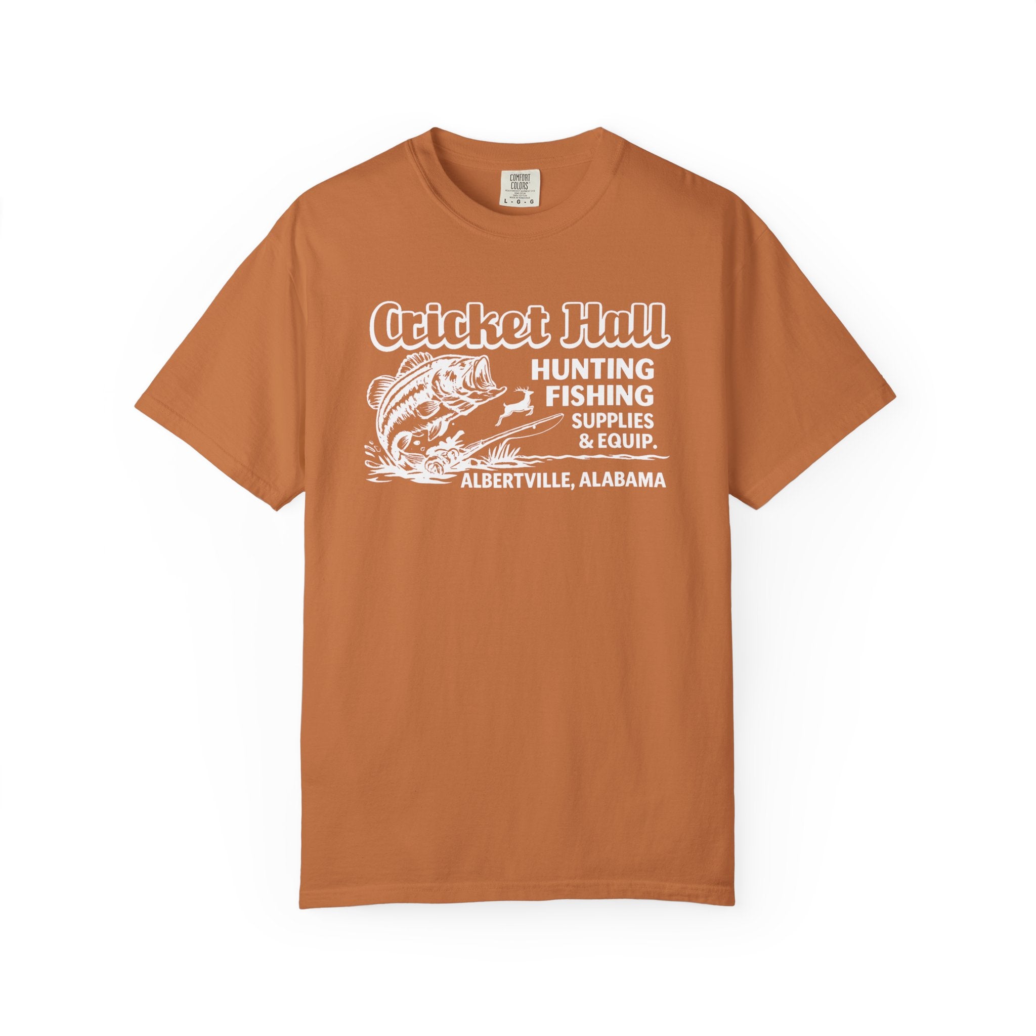 Cricket Hall Hunting & Fishing T-Shirt | Albertville, AL | Vintage Outdoor Supply