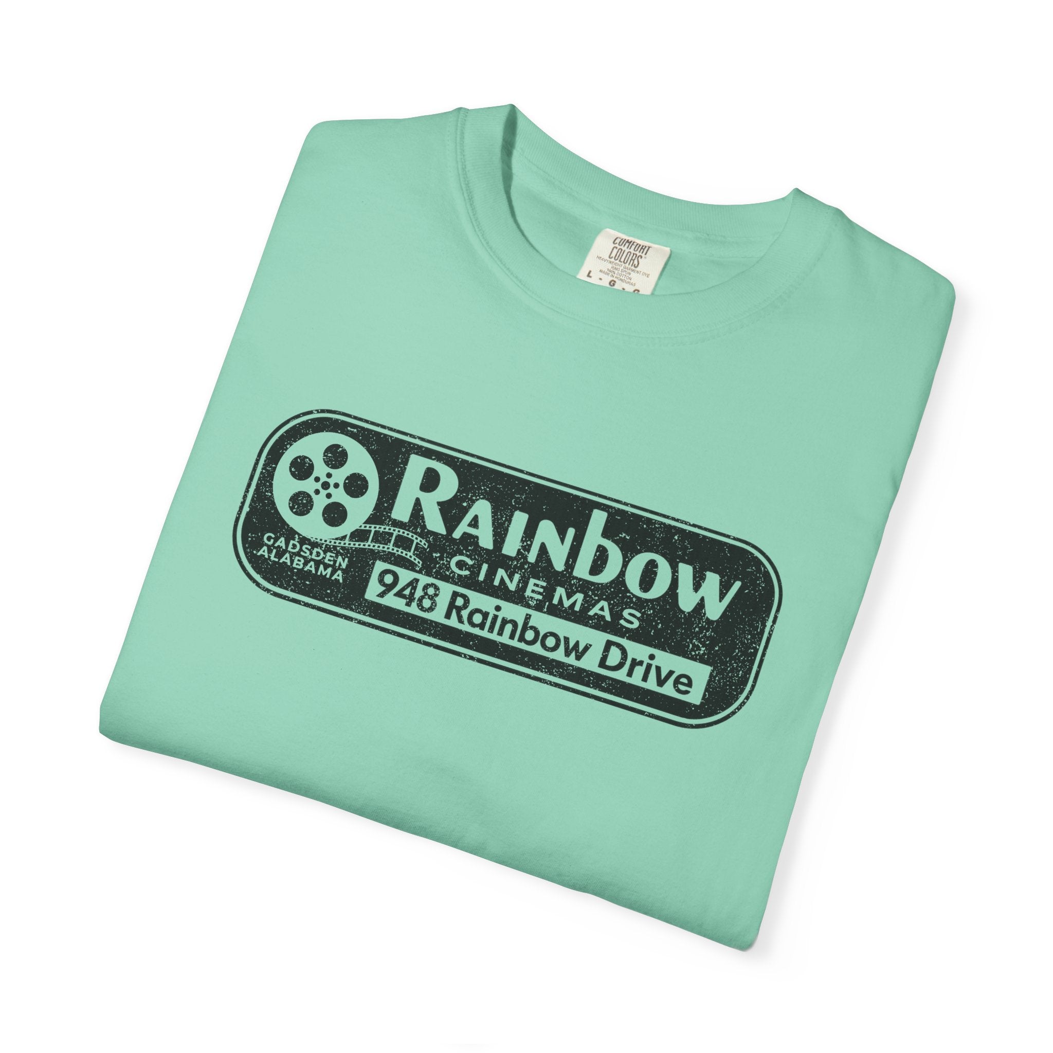 Rainbow Cinemas Vintage Logo T-Shirt  Gadsden, AL