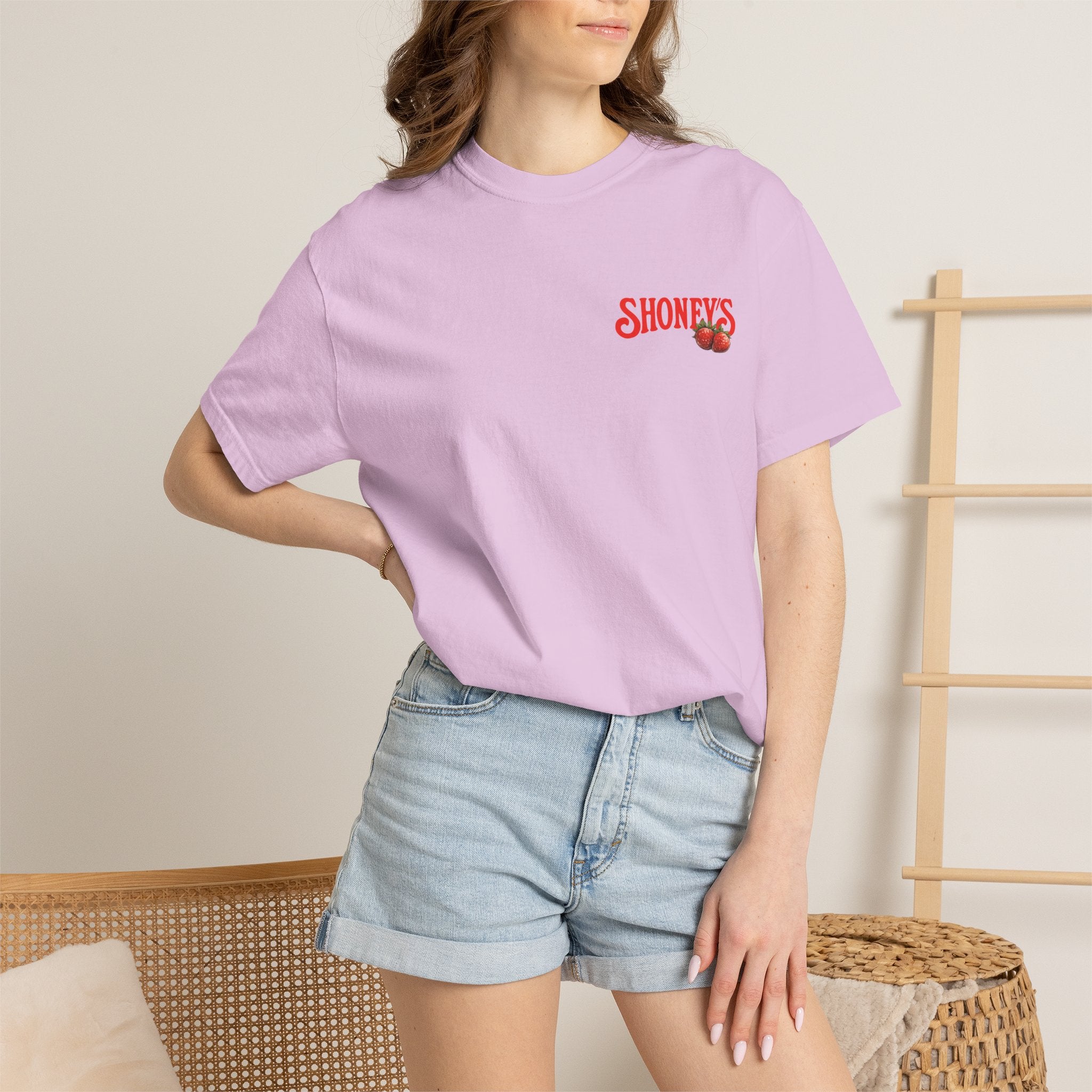 Shoney’s Strawberry Pie Tee Short - Love at First Bite