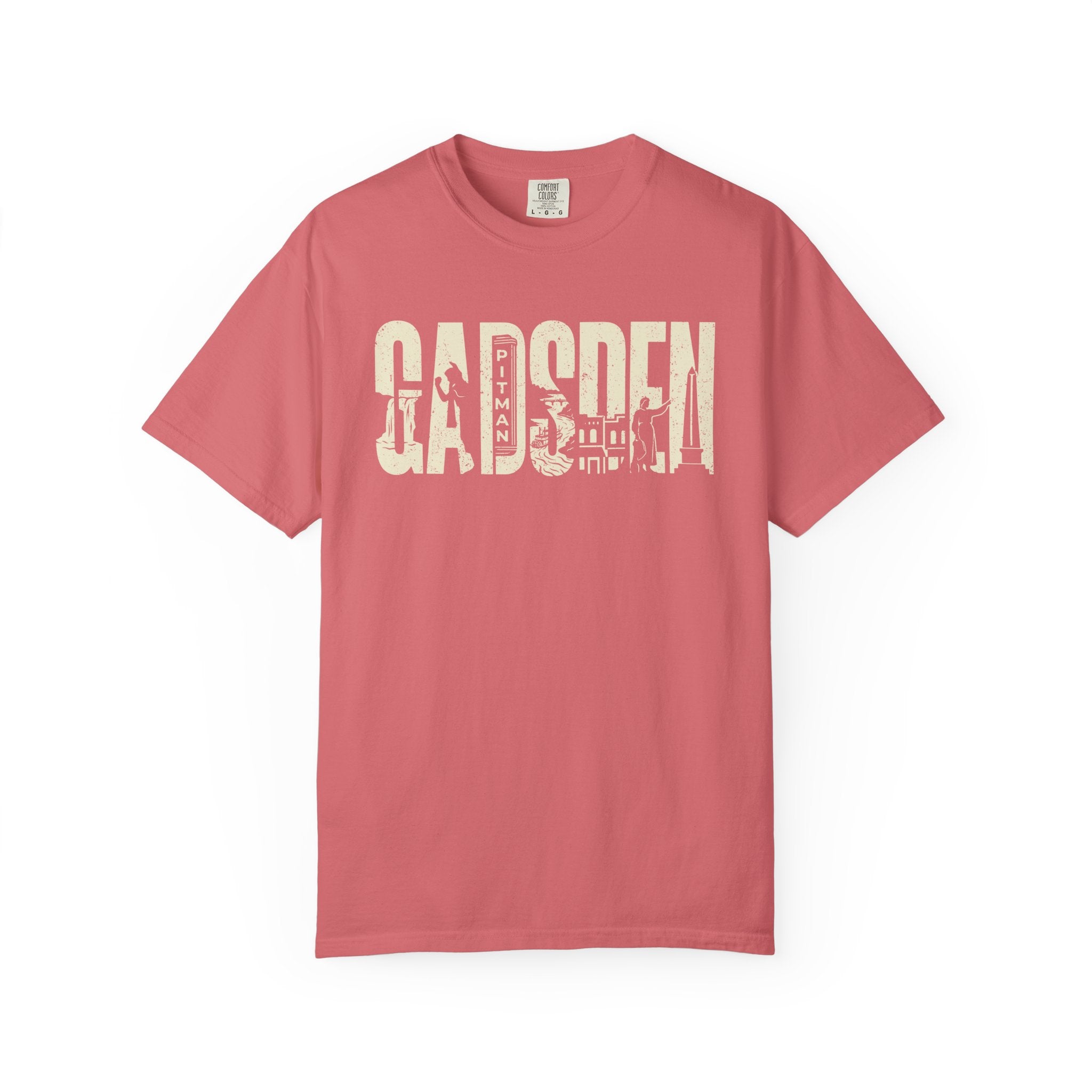 Gadsden, AL — Landmark Letters Tee