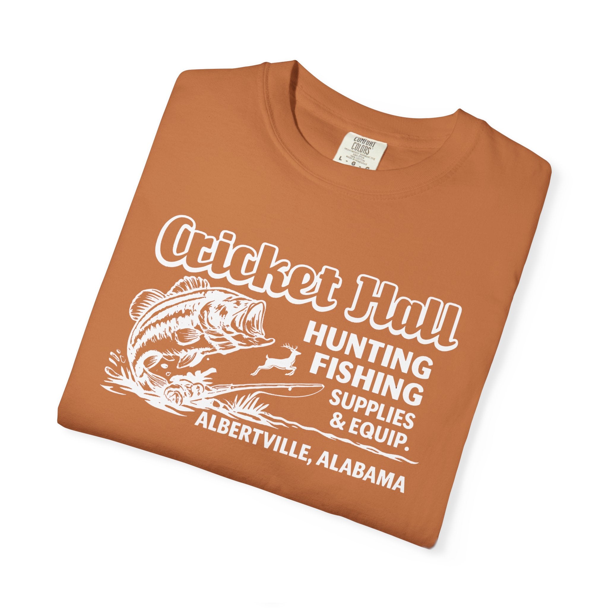 Cricket Hall Hunting & Fishing T-Shirt | Albertville, AL | Vintage Outdoor Supply