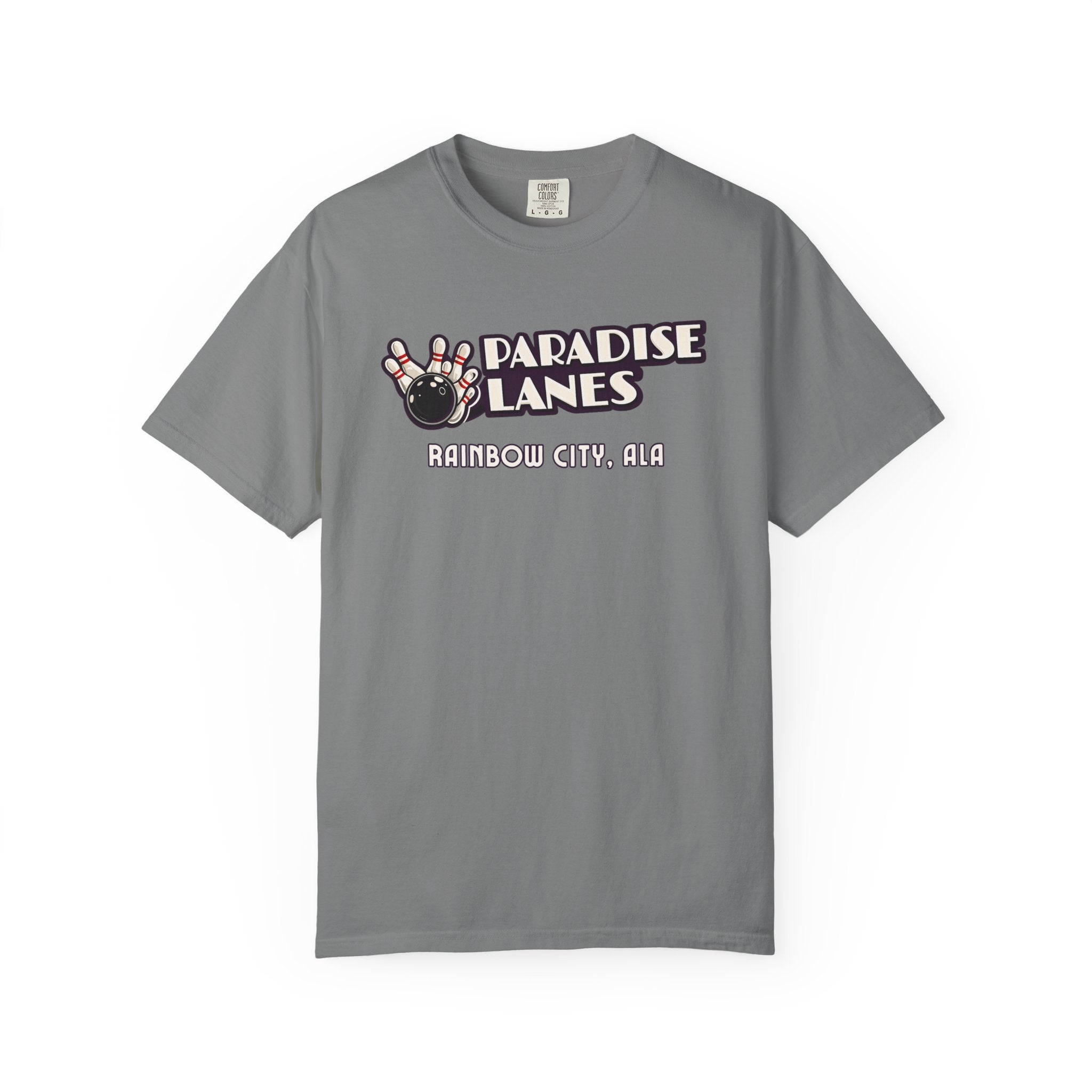 Paradise Lanes — Rainbow City, Ala. — Vintage Bowling Tee