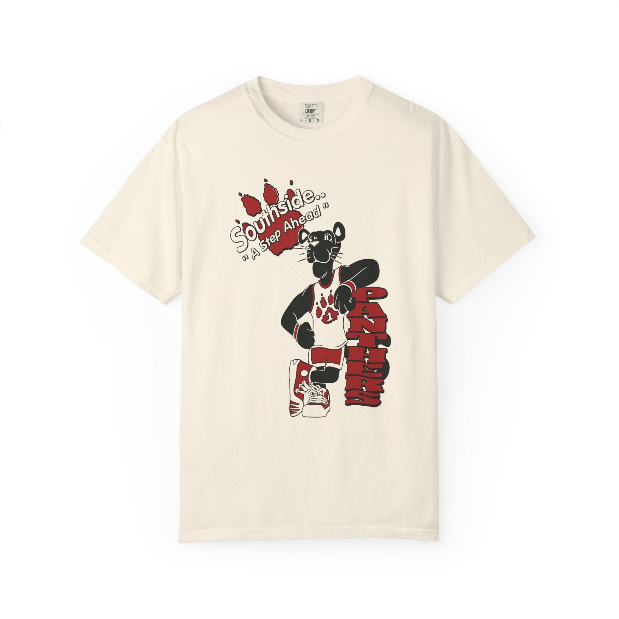 Southside High School Panthers 90's Graphic Design T-Shirt