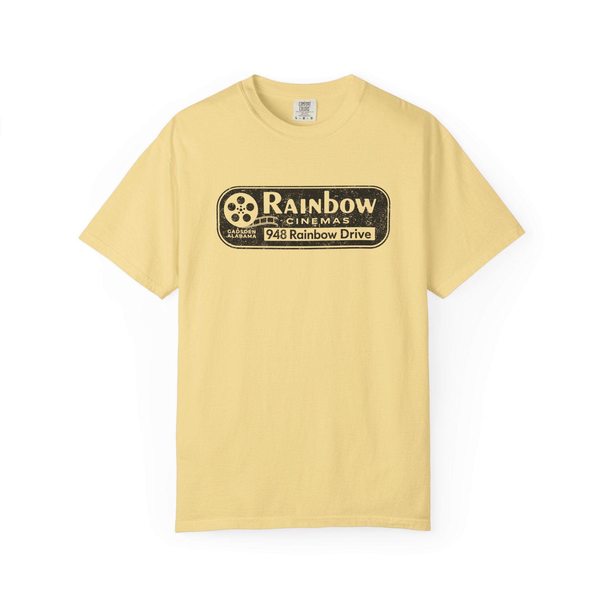 Rainbow Cinemas Vintage Logo T-Shirt  Gadsden, AL