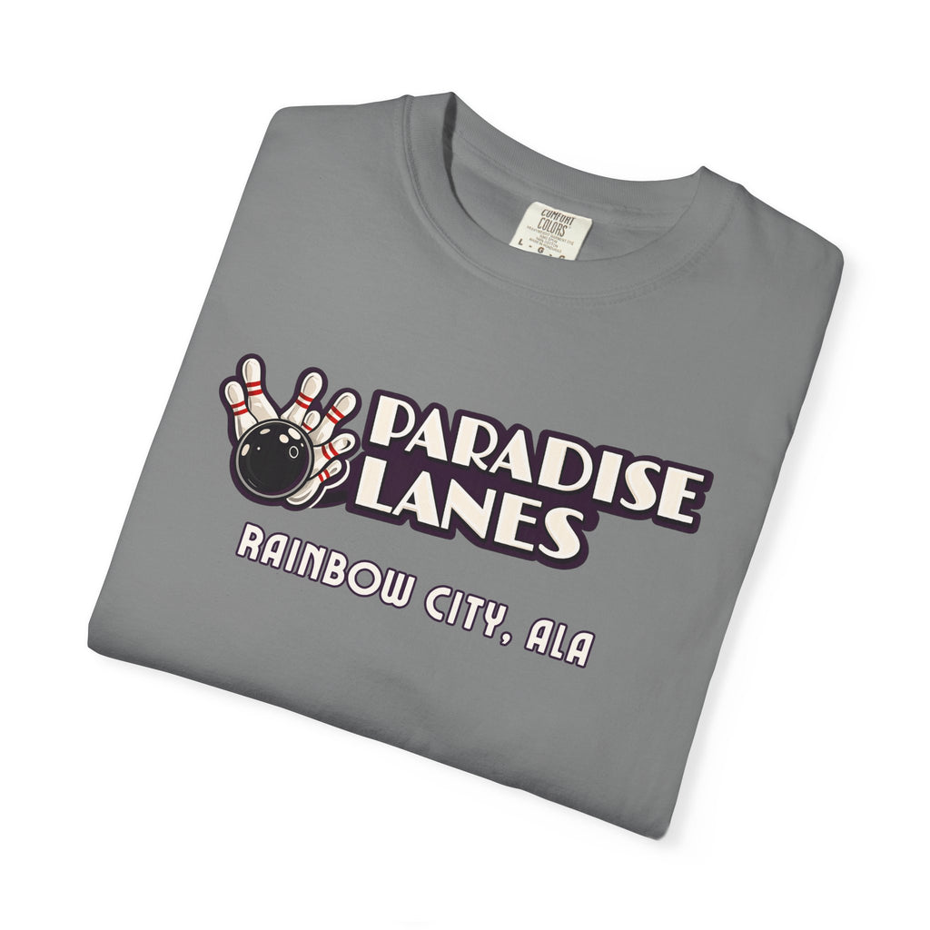 Paradise Lanes — Rainbow City, Ala. — Vintage Bowling Tee