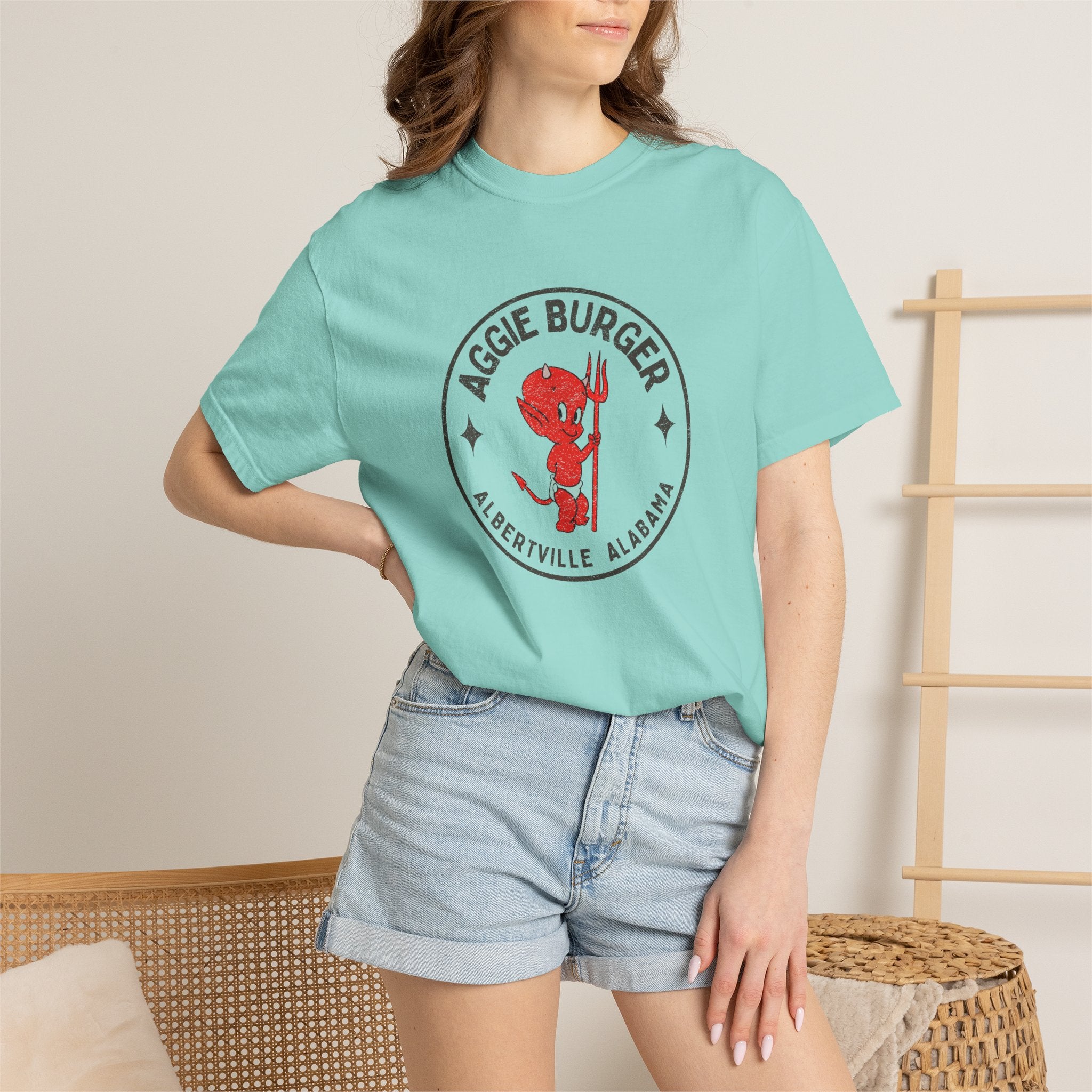 Aggie Burger Albertville Retro Logo T-Shirt