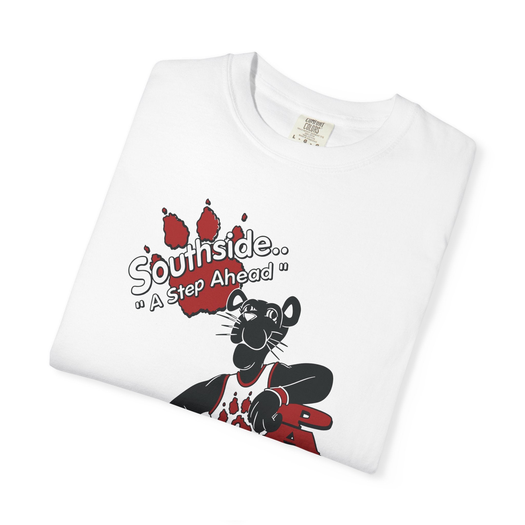 Southside High School Panthers 90's Graphic Design T-Shirt