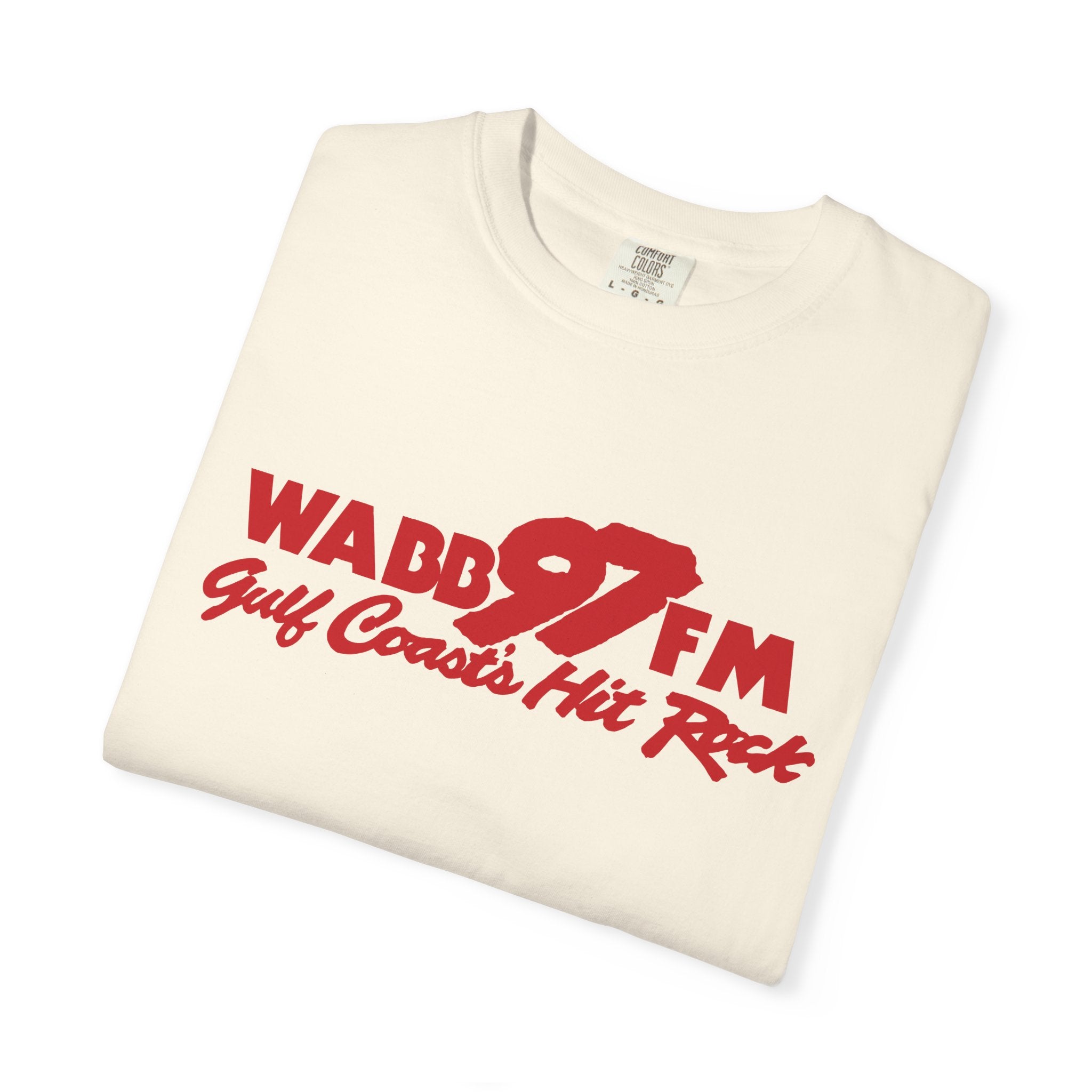 WABB 97 FM Tee | Vintage Mobile, AL Radio Station Shirt | Gulf Coast's Hit Rock