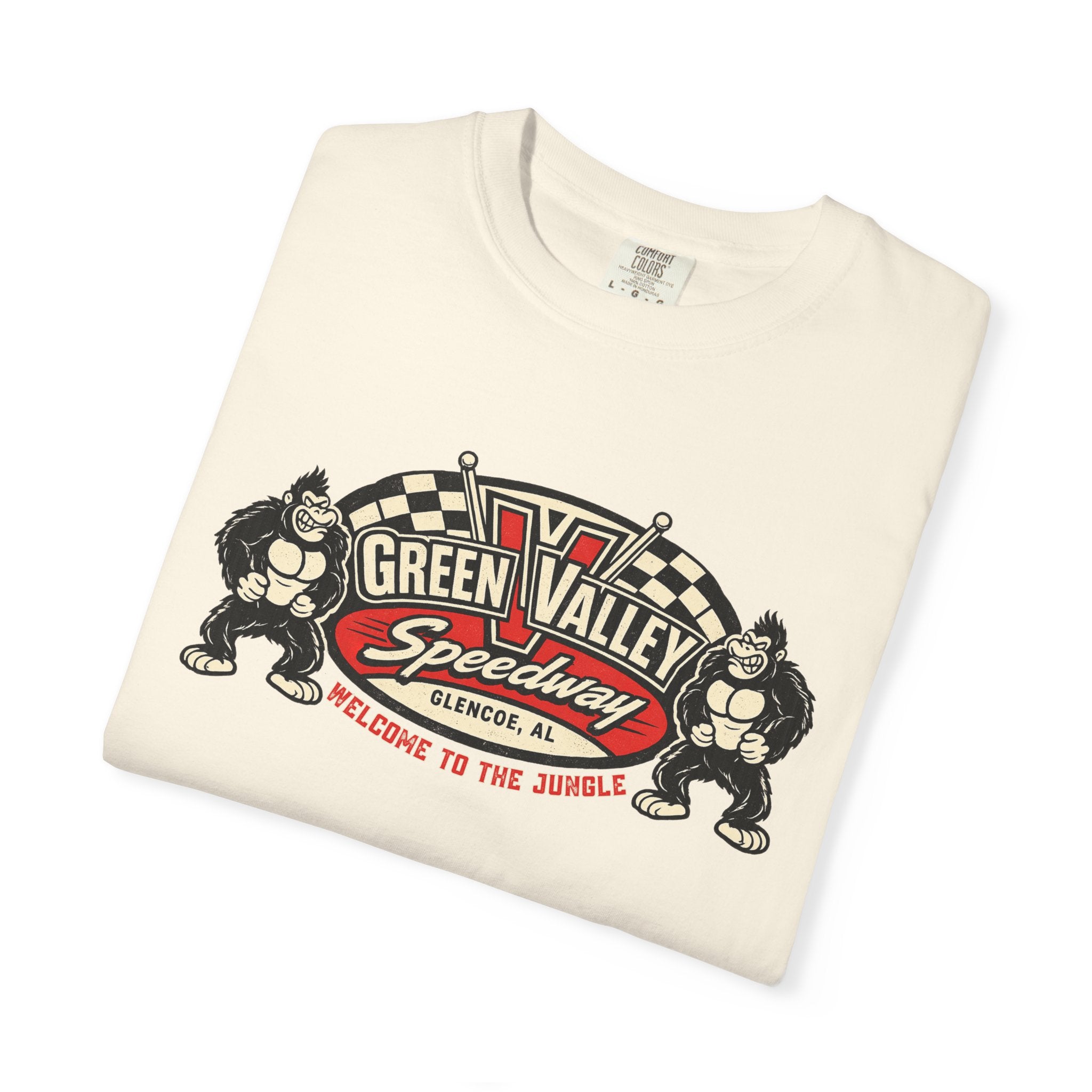 Green Valley Speedway | Welcome to the Jungle Glencoe, AL | Vintage Style T-Shirt