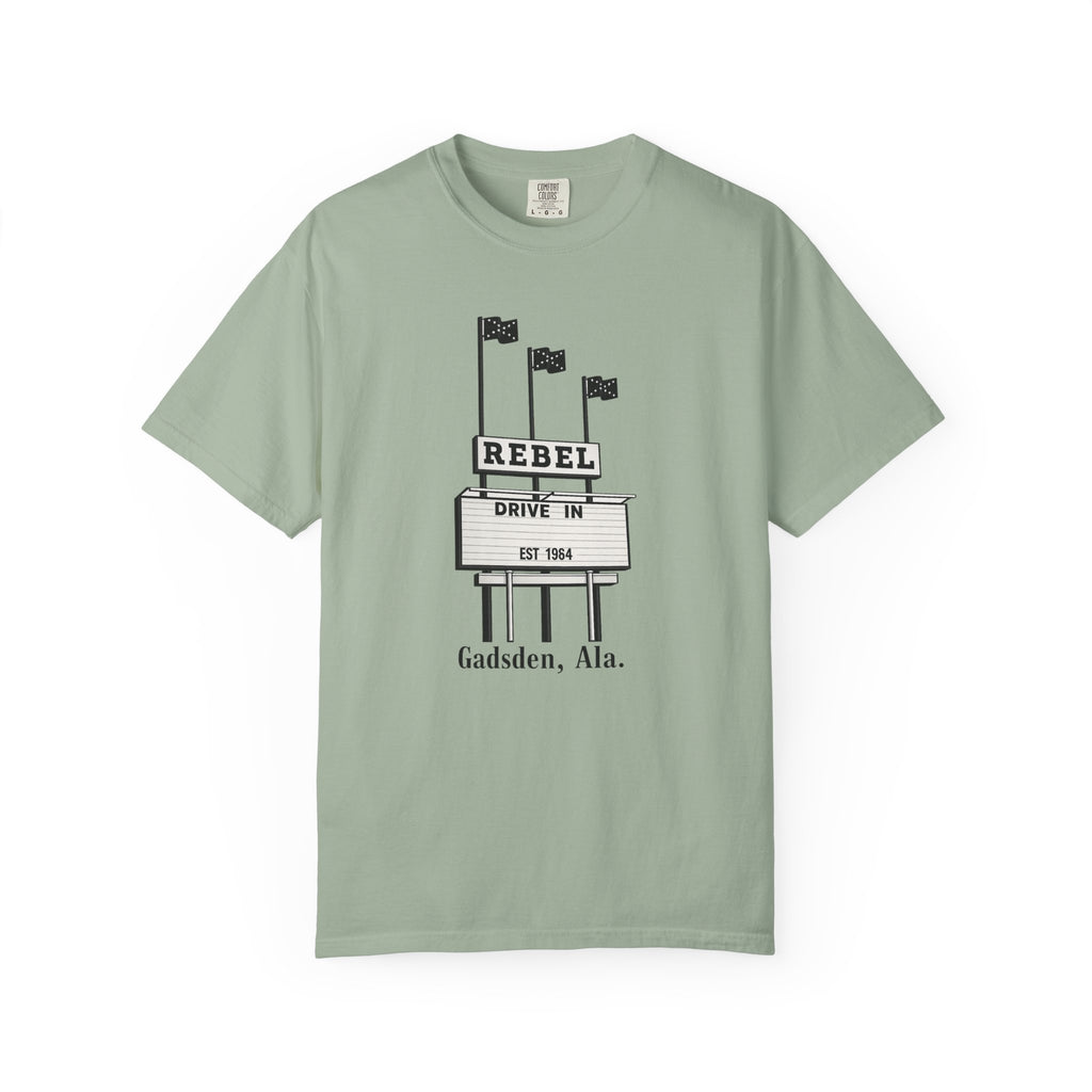 Rebel Drive-In Sign T-Shirt | Gadsden, Ala. vintage marquee design