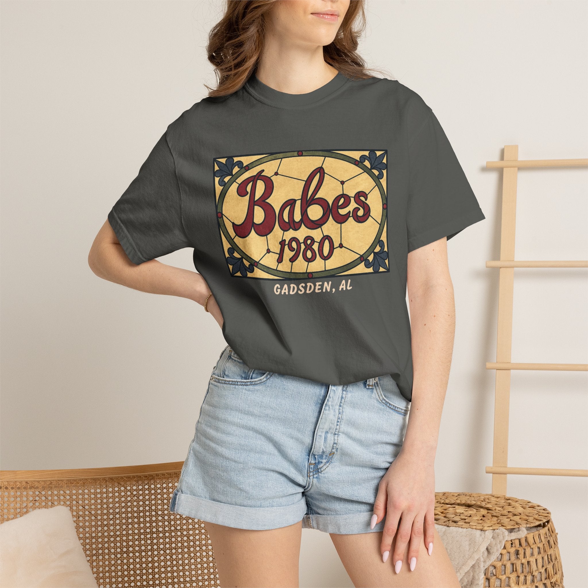 T-Shirt — Babes 1980 Gadsden, AL Vintage Sign Graphic