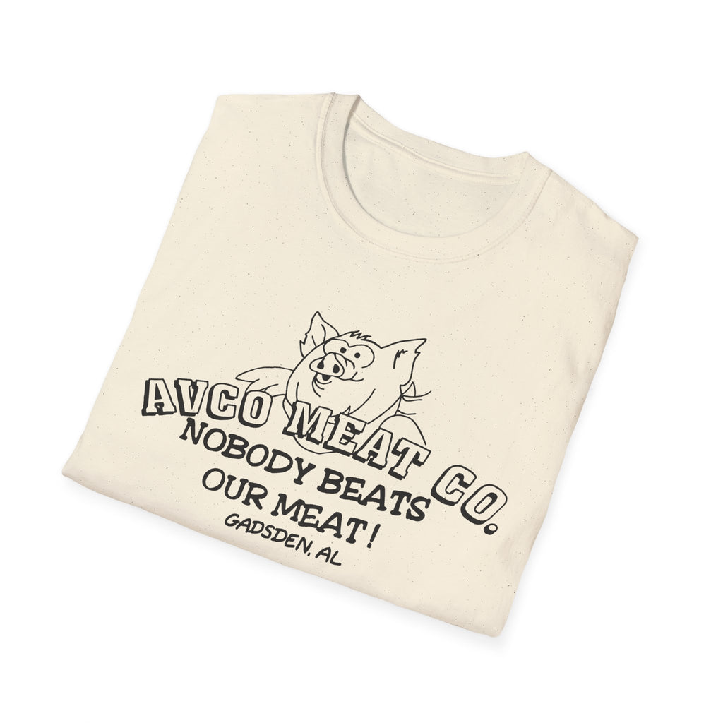 AVCO Meat Co. T-Shirt - Nobody Beats Our Meats Gadsden, Al