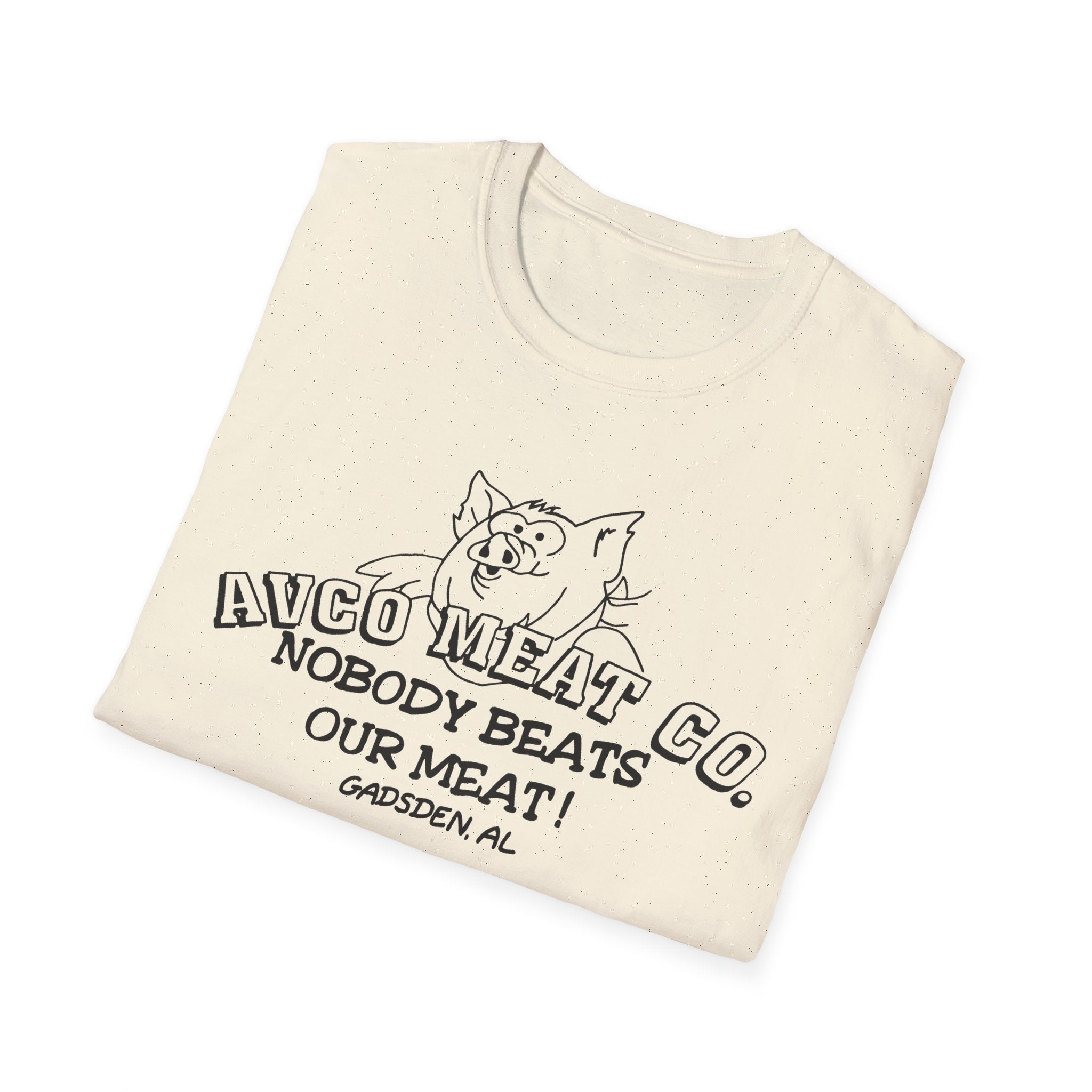 AVCO Meat Co. T-Shirt - Nobody Beats Our Meats Gadsden, Al