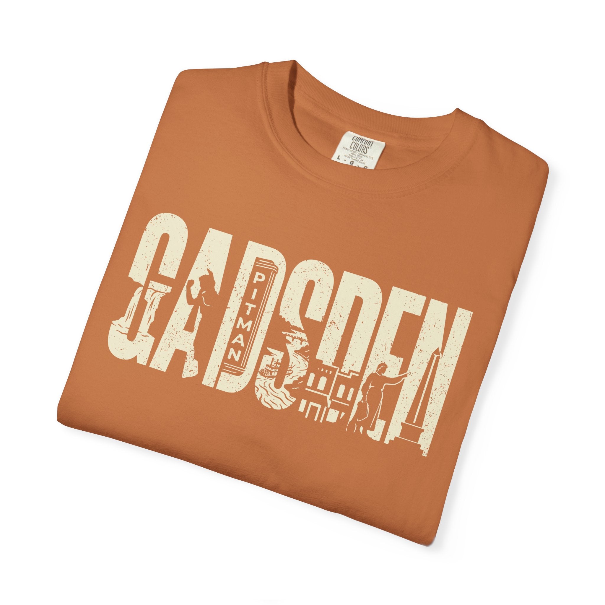 Gadsden, AL — Landmark Letters Tee