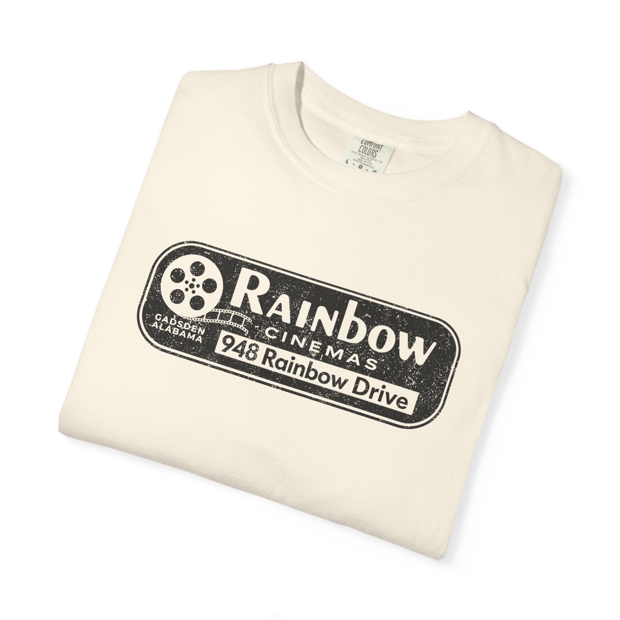 Rainbow Cinemas Vintage Logo T-Shirt  Gadsden, AL